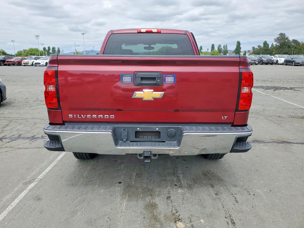 2015 Chevrolet Silverado C1500 Lt Red vin: 1GCRCREC7FZ183830