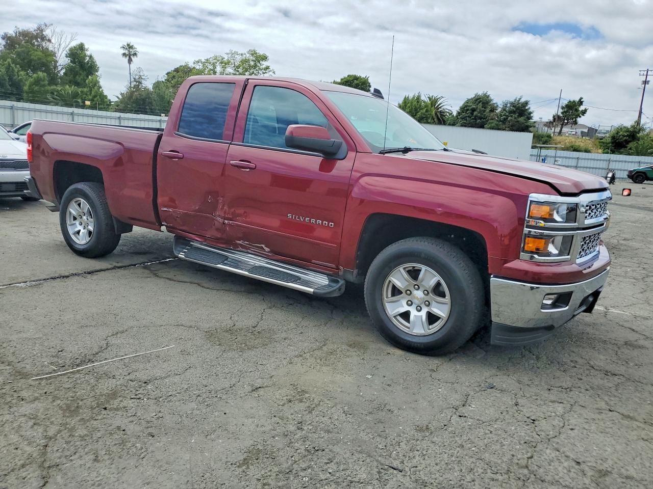 2015 Chevrolet Silverado C1500 Lt Red vin: 1GCRCREC7FZ183830