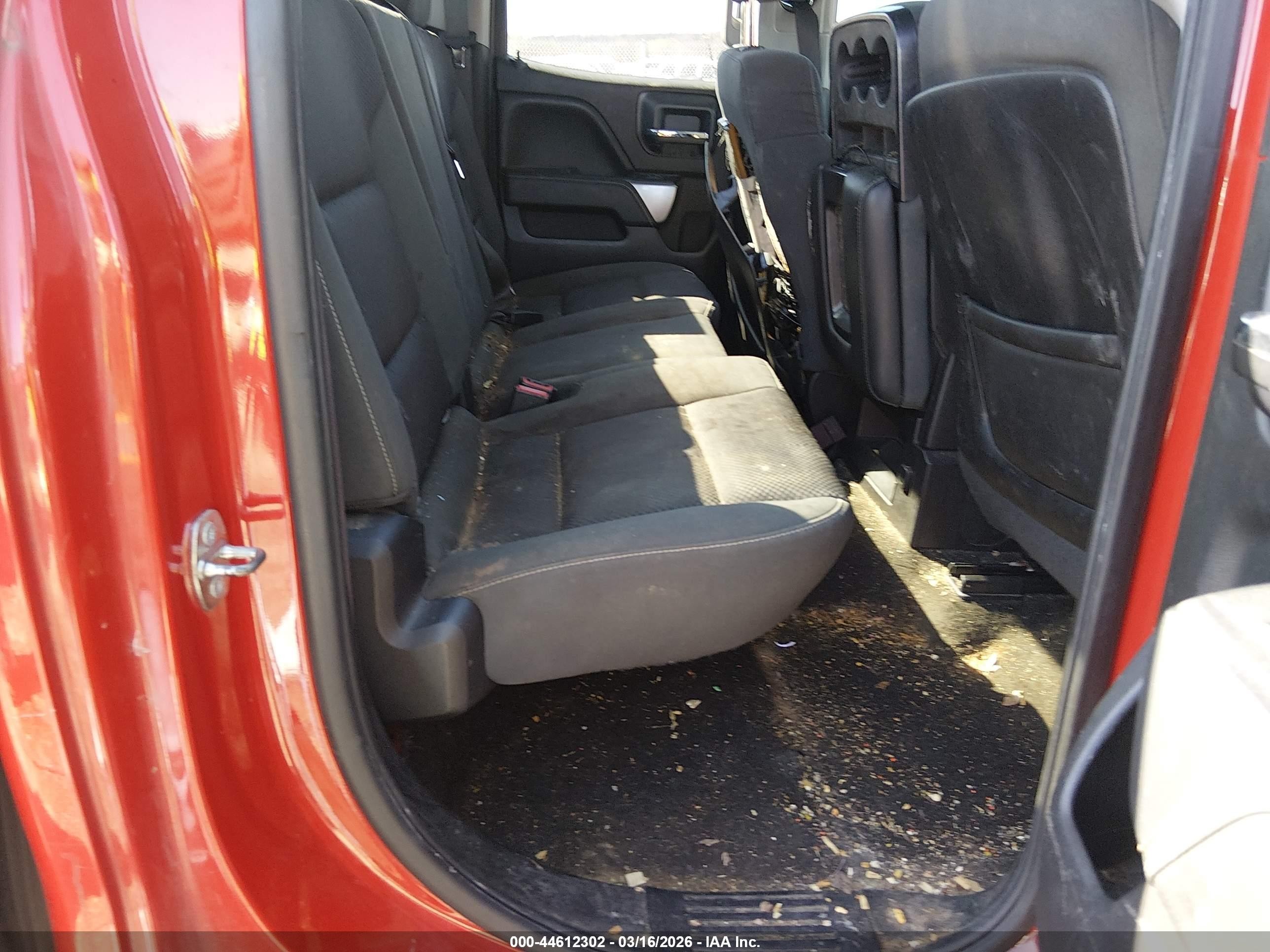 2015 Chevrolet Silverado 1500 1lt Red vin: 1GCRCREC7FZ323701