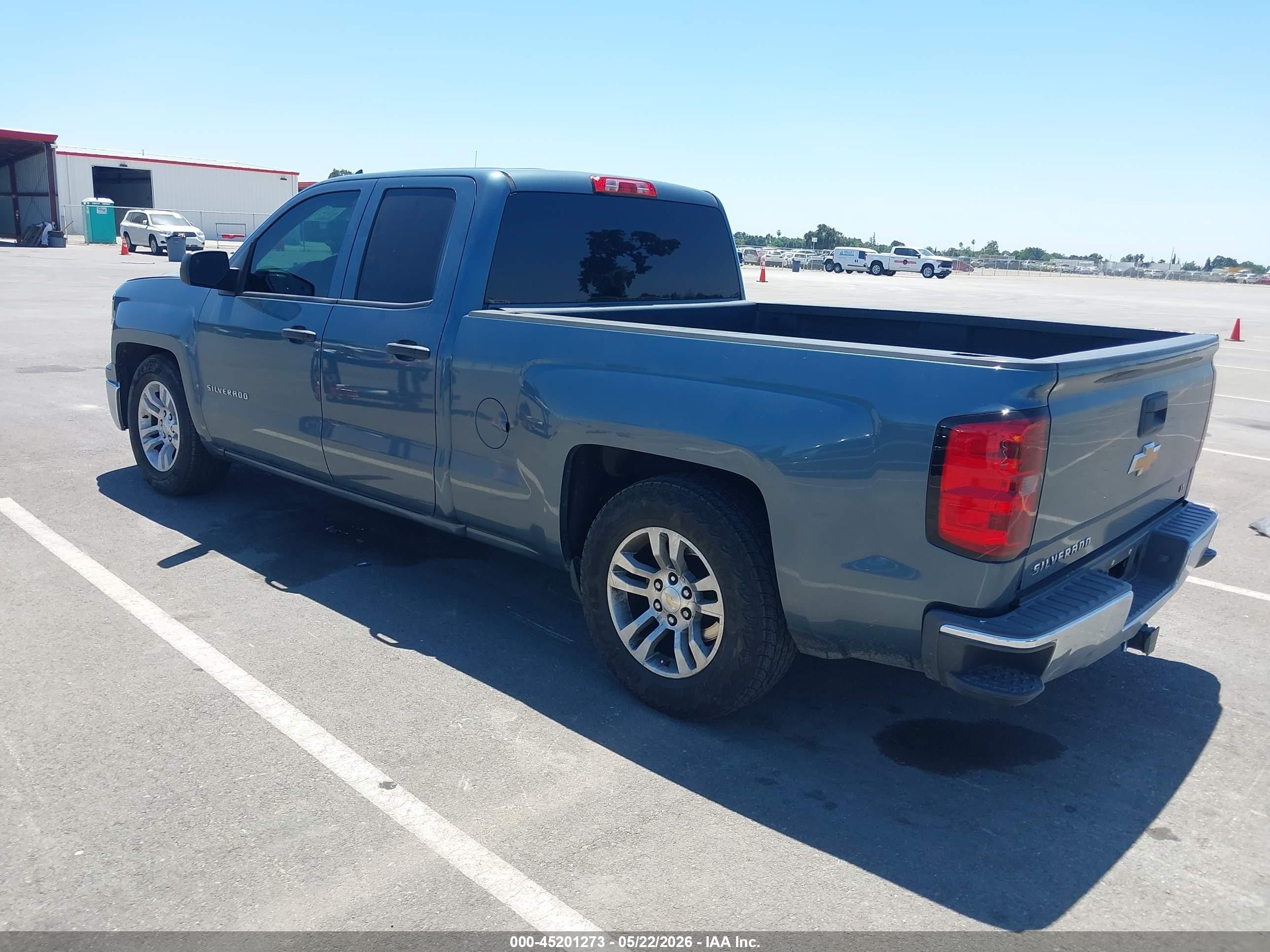 2014 Chevrolet Silverado 1500 1lt Blue vin: 1GCRCREC8EZ123733