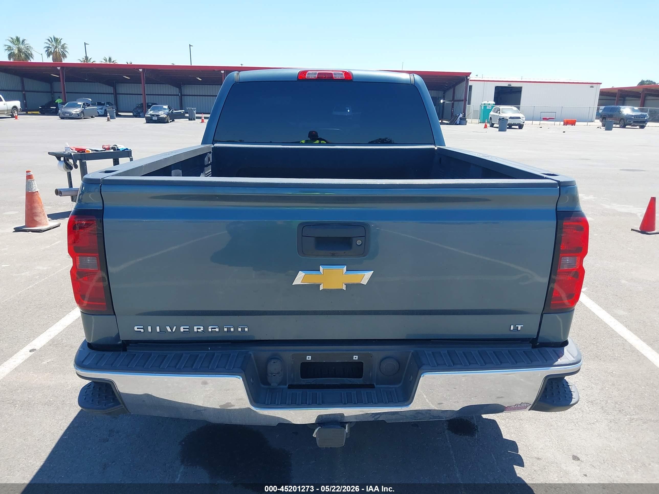 2014 Chevrolet Silverado 1500 1lt Blue vin: 1GCRCREC8EZ123733