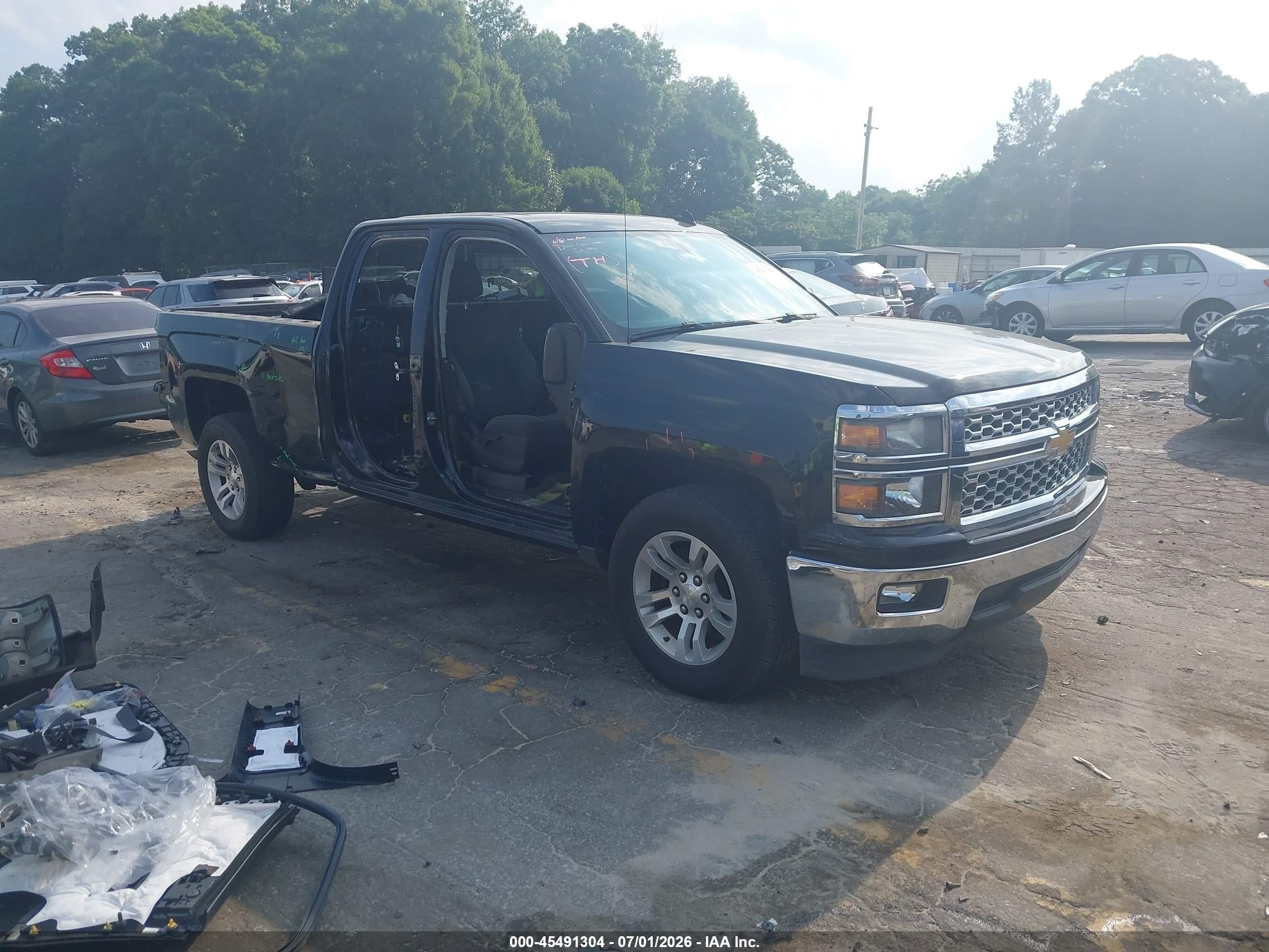 2014 Chevrolet Silverado 1500 Lt Black vin: 1GCRCREC8EZ399734