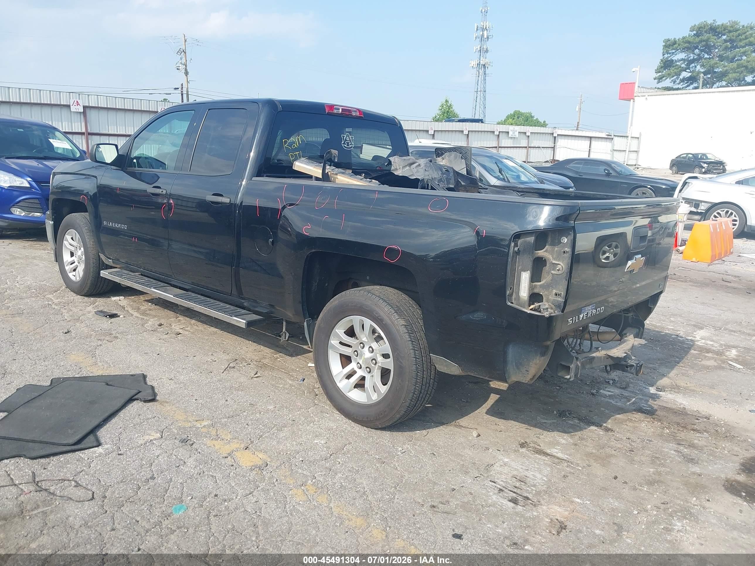 2014 Chevrolet Silverado 1500 Lt Black vin: 1GCRCREC8EZ399734