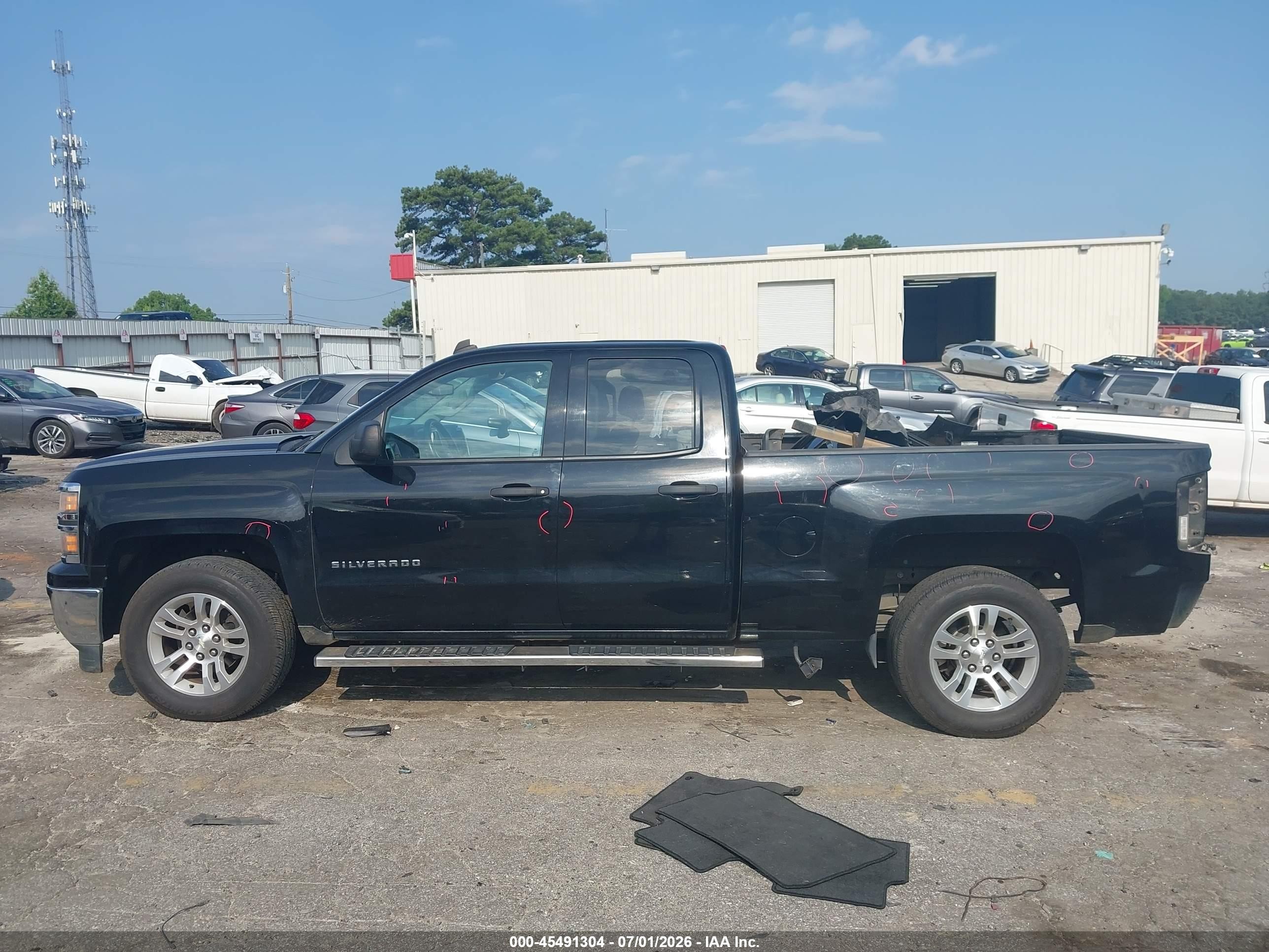 2014 Chevrolet Silverado 1500 Lt Black vin: 1GCRCREC8EZ399734
