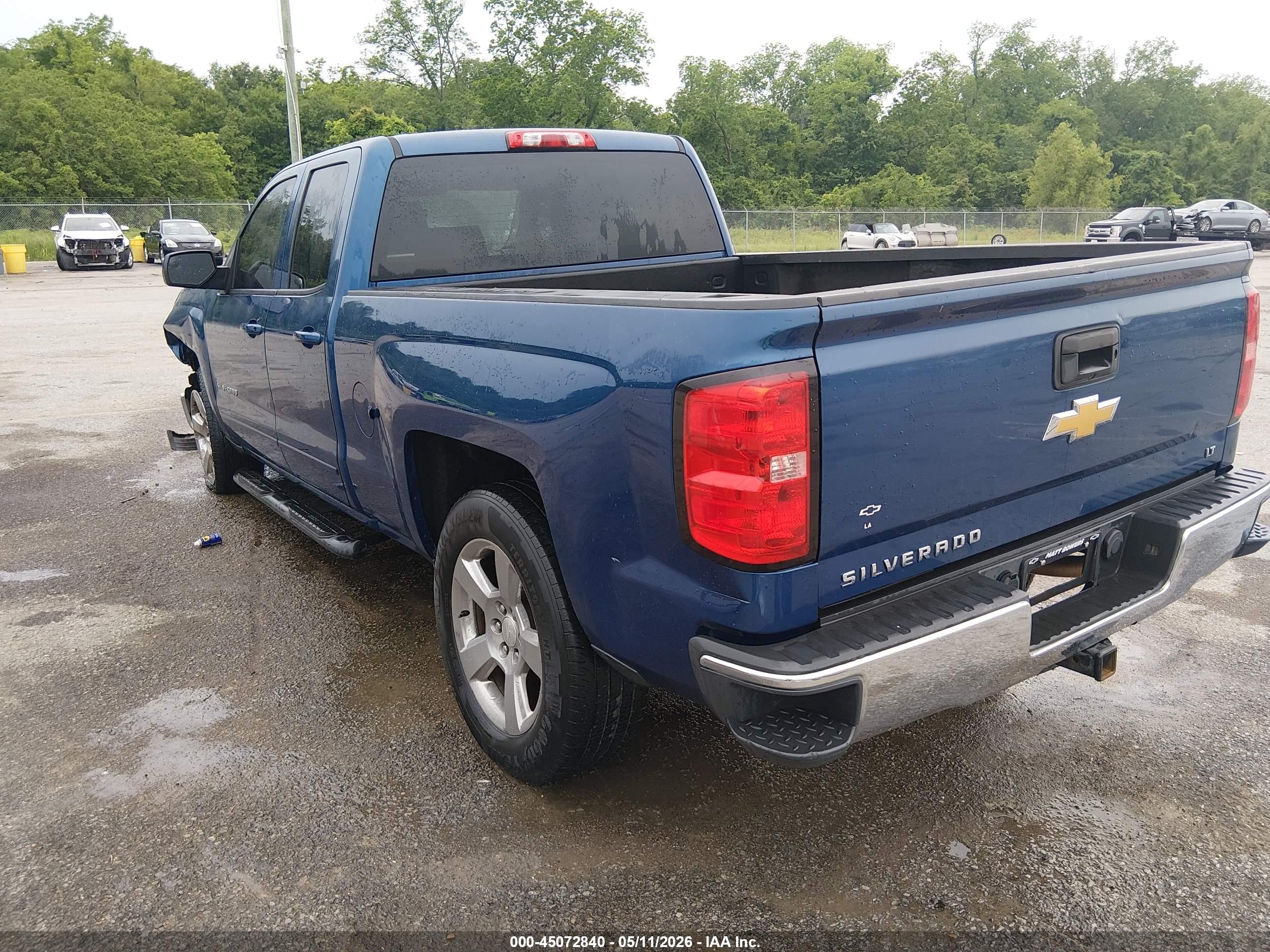2015 Chevrolet Silverado 1500 1lt Синий vin: 1GCRCREC8FZ245090