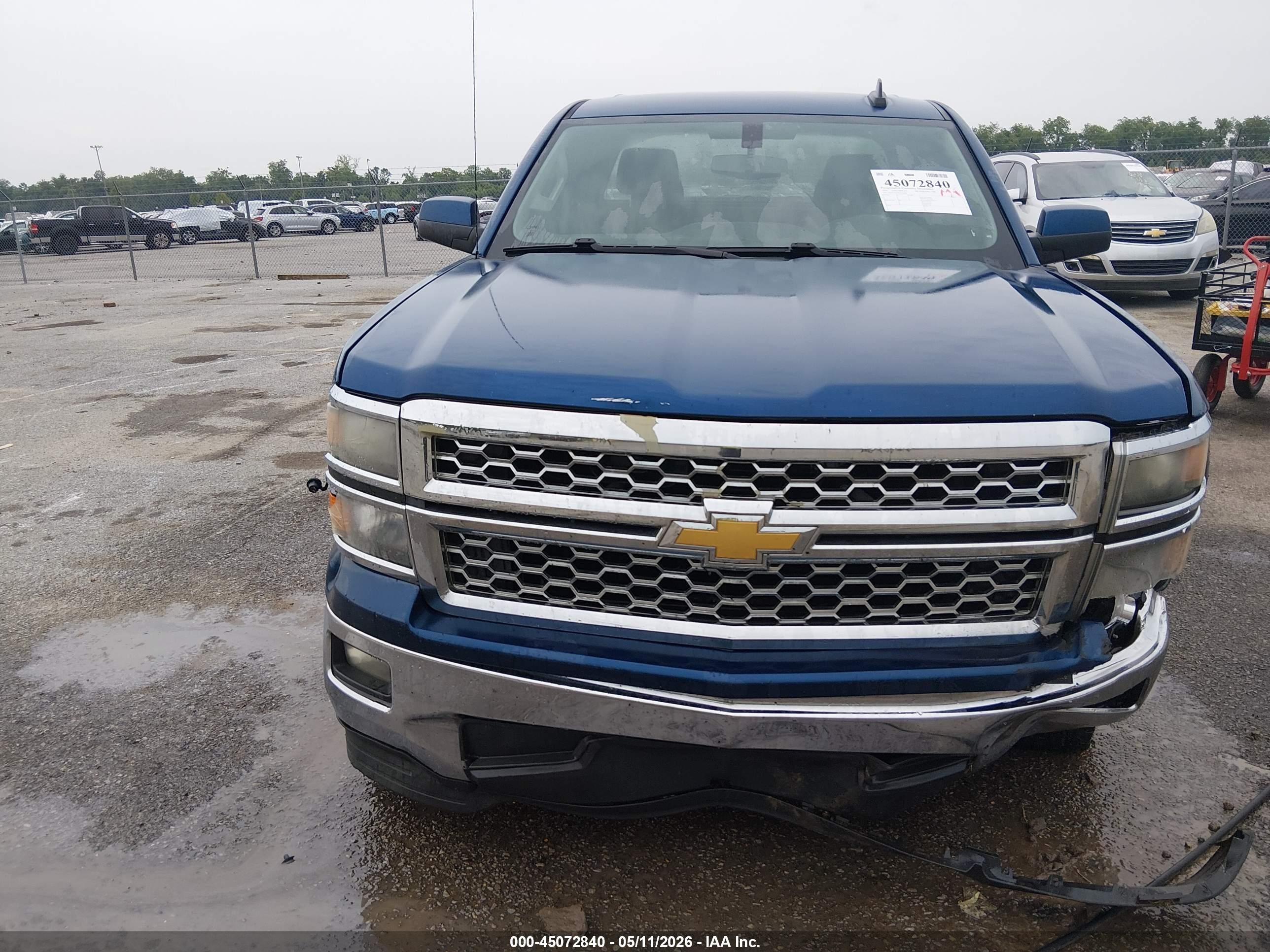 2015 Chevrolet Silverado 1500 1lt Синий vin: 1GCRCREC8FZ245090