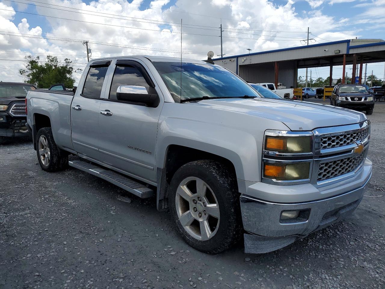 2015 Chevrolet Silverado C1500 Lt Silver vin: 1GCRCREC8FZ264271
