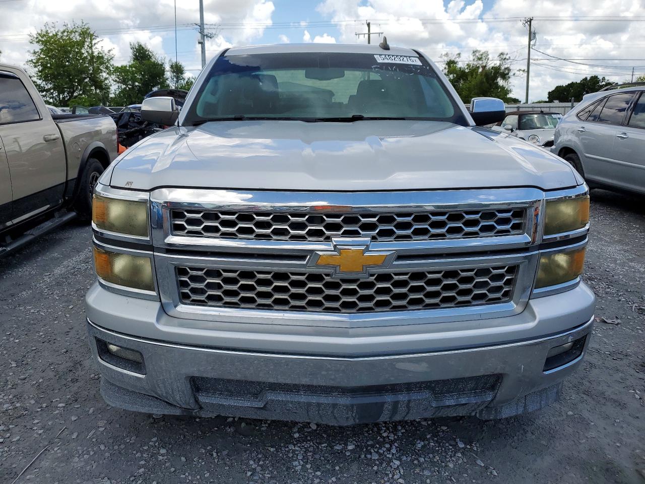 2015 Chevrolet Silverado C1500 Lt Silver vin: 1GCRCREC8FZ264271