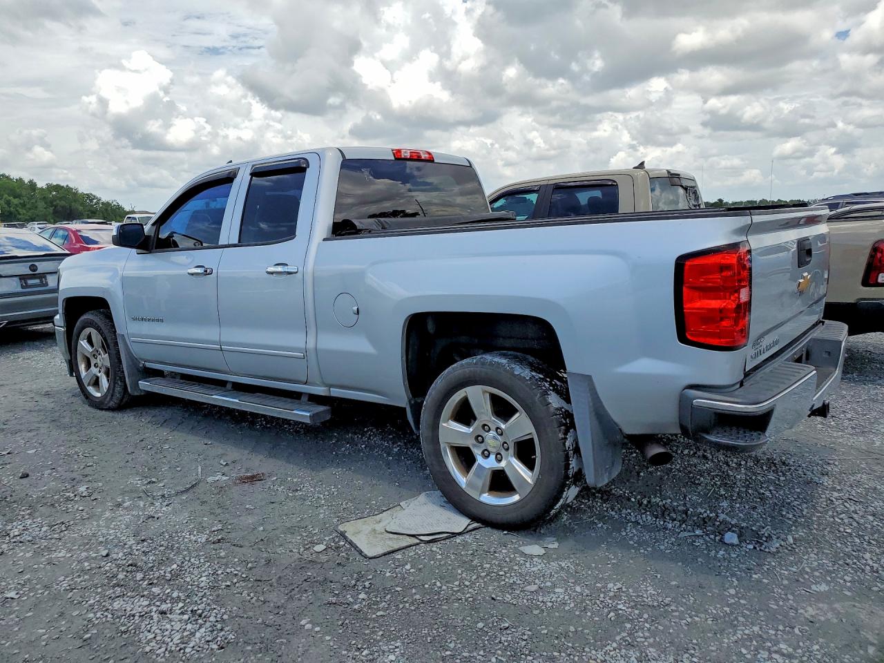 2015 Chevrolet Silverado C1500 Lt Silver vin: 1GCRCREC8FZ264271