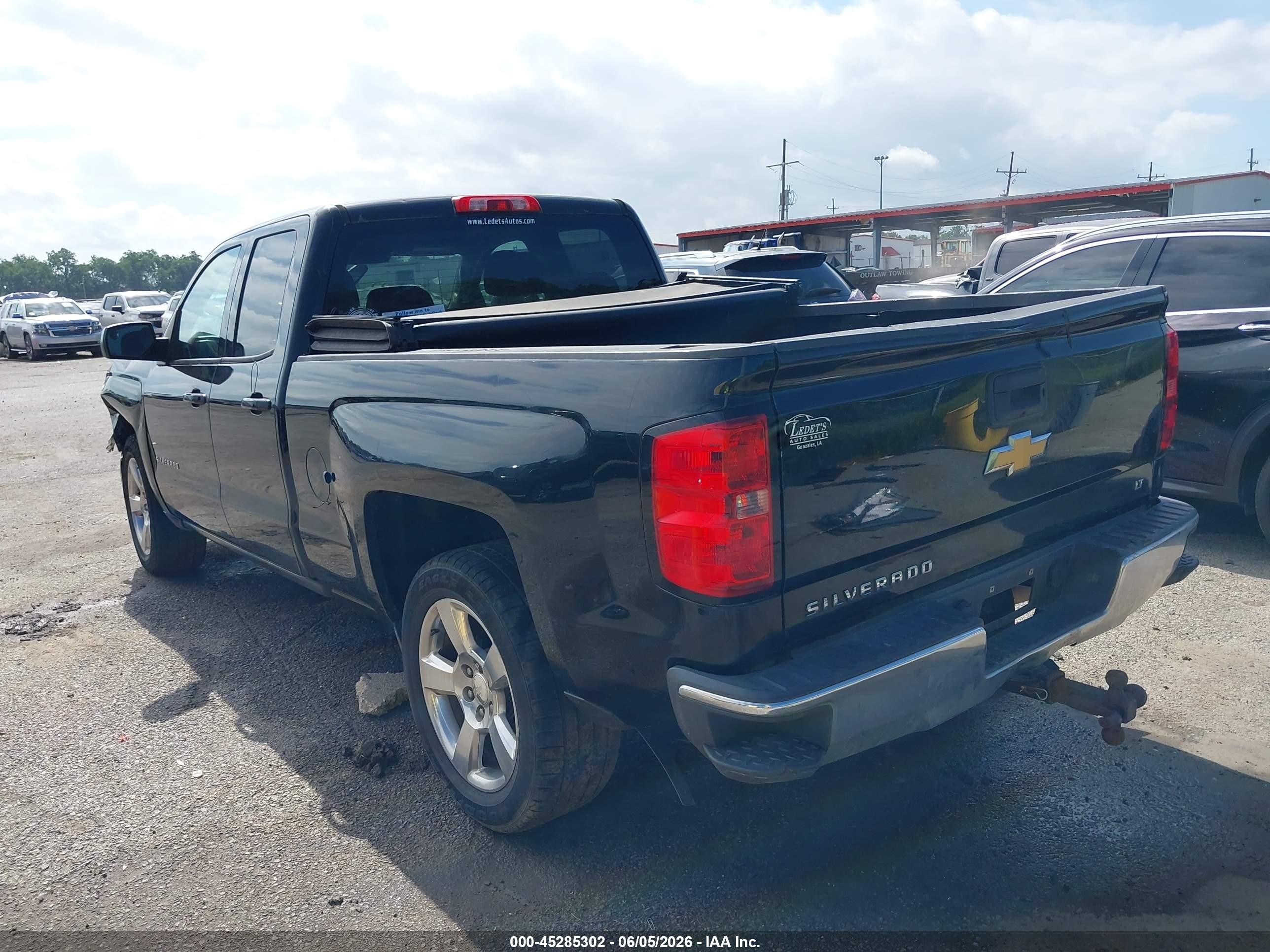 2014 Chevrolet Silverado 1500 1lt Black vin: 1GCRCREC9EZ237448