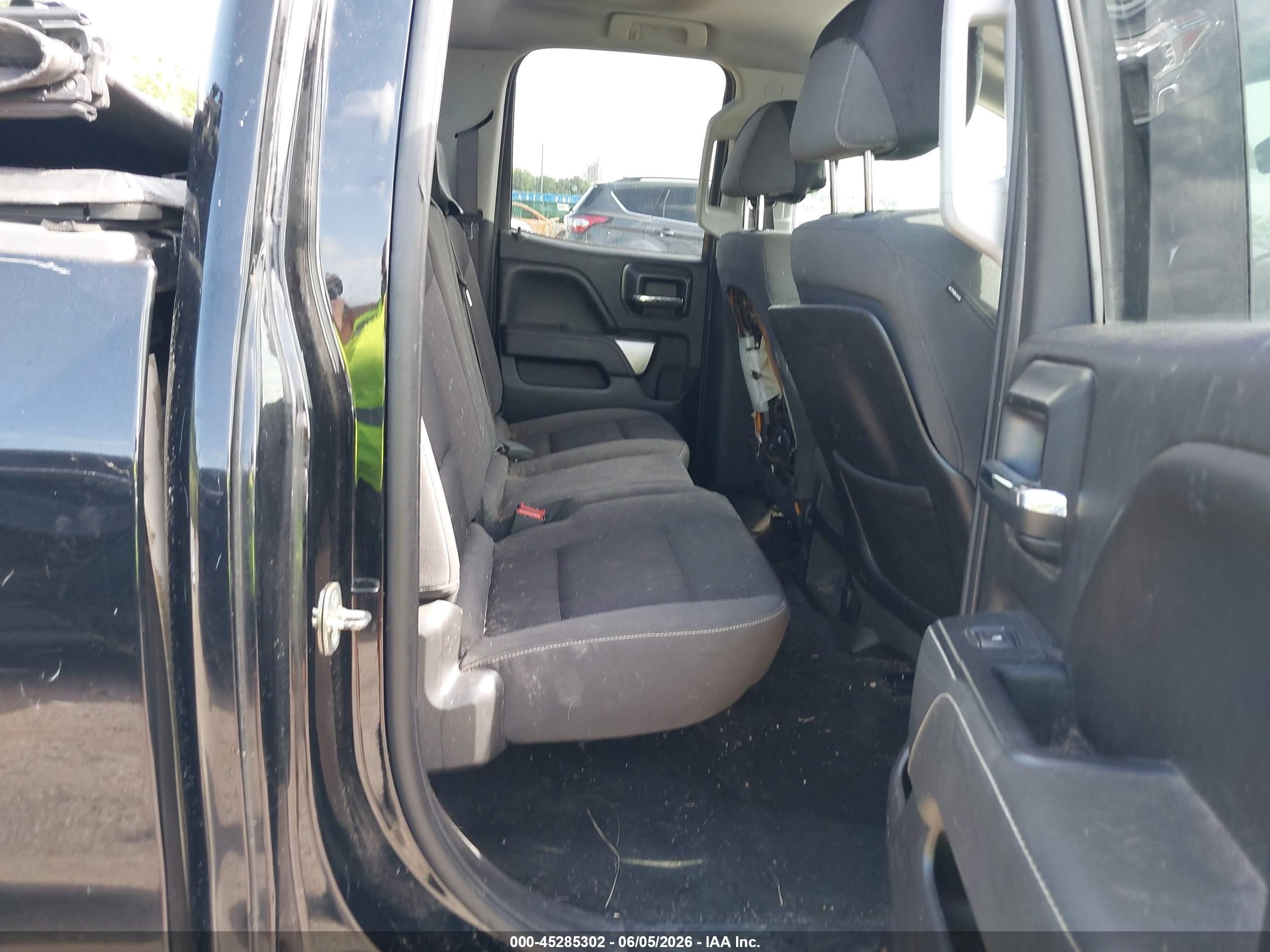 2014 Chevrolet Silverado 1500 1lt Black vin: 1GCRCREC9EZ237448