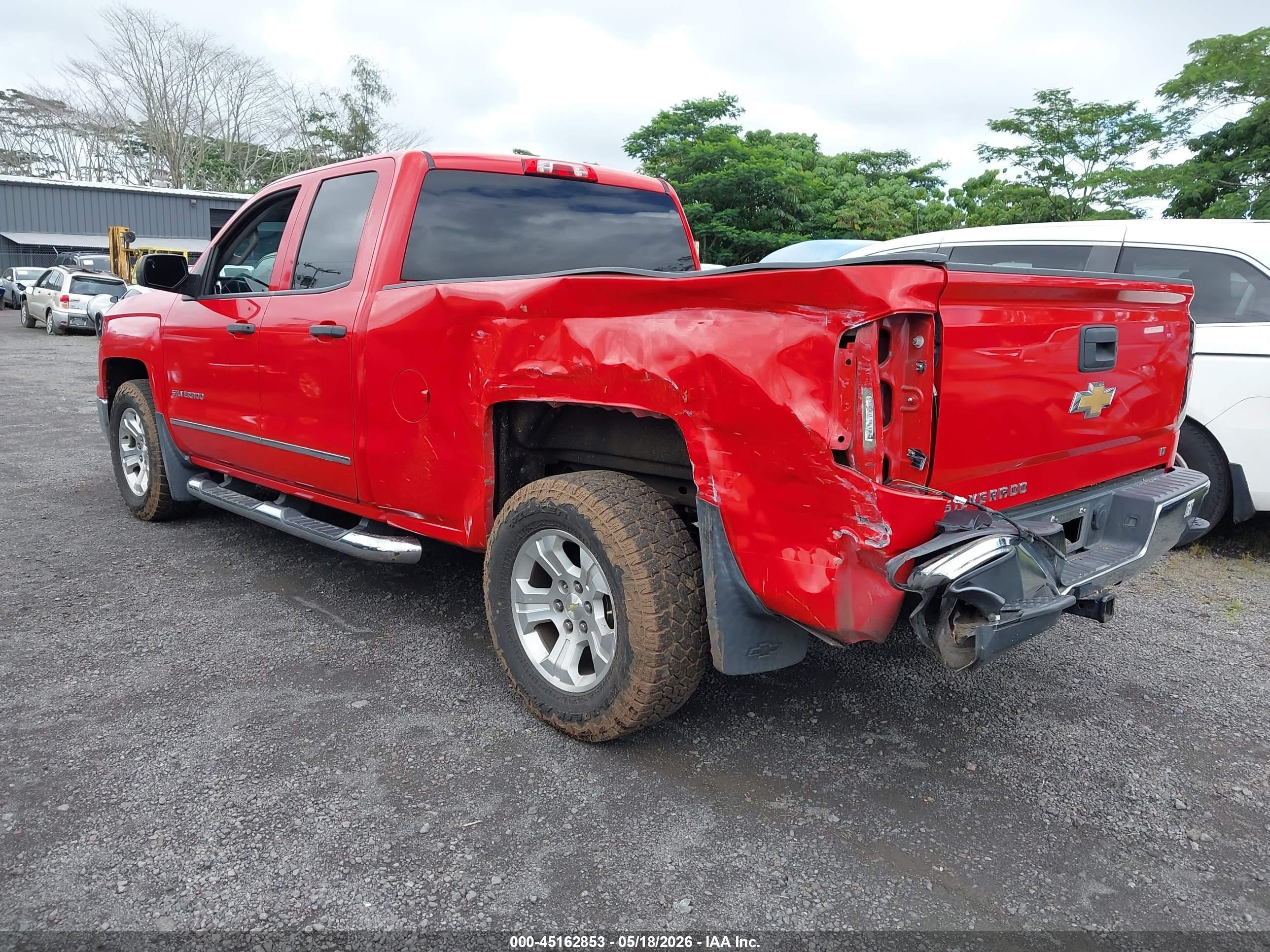 2014 Chevrolet Silverado 1500 1lt Red vin: 1GCRCREC9EZ391285