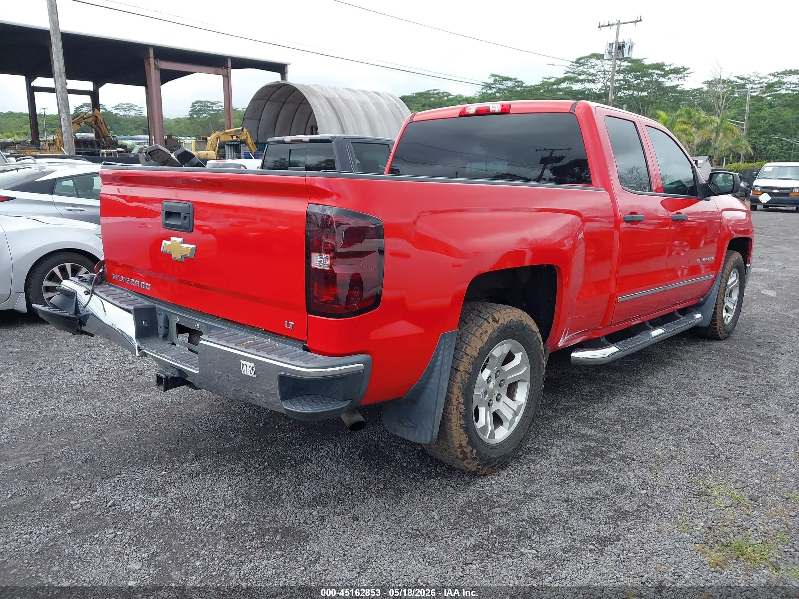 2014 Chevrolet Silverado 1500 1lt Red vin: 1GCRCREC9EZ391285