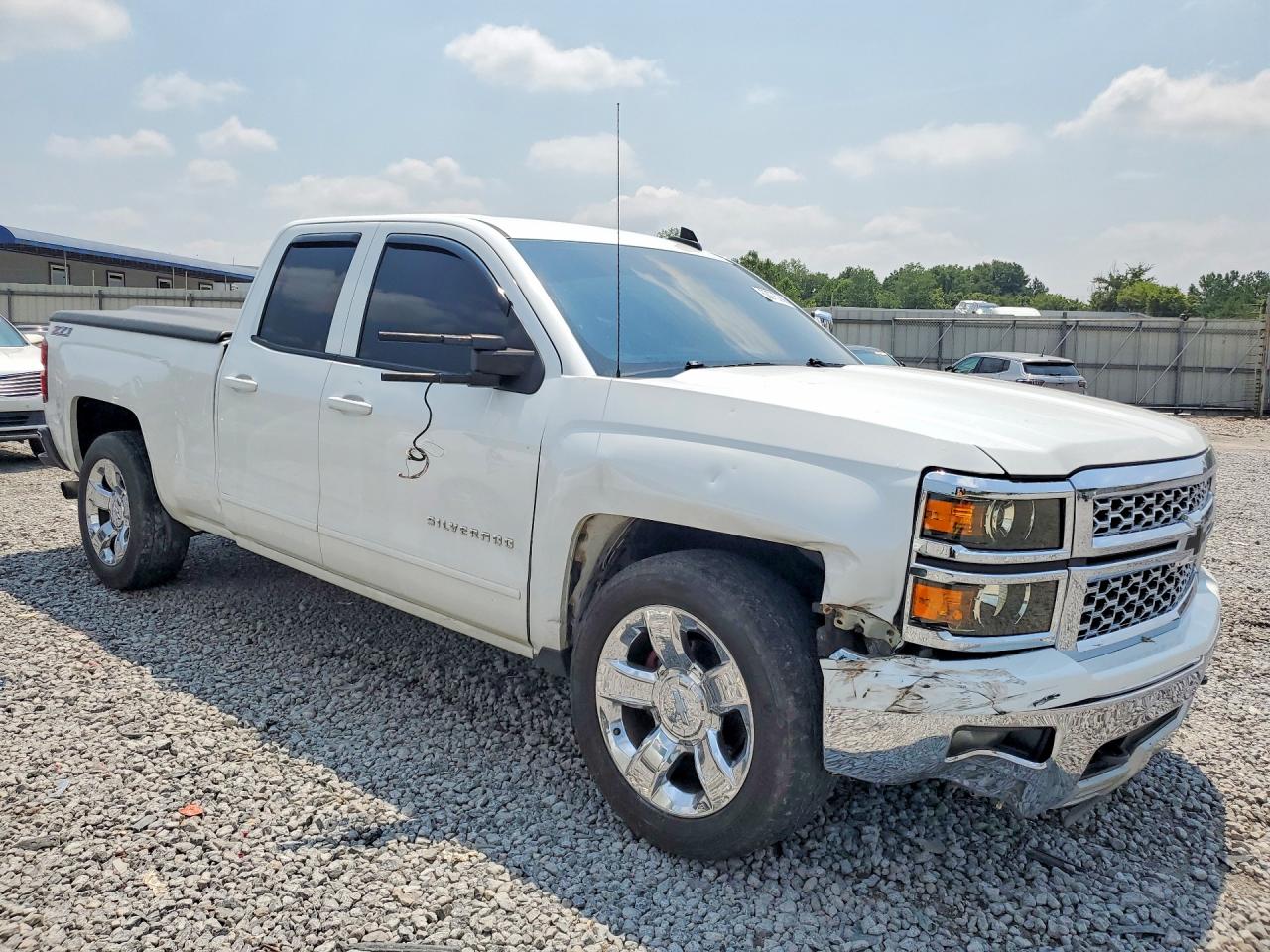 2015 Chevrolet Silverado C1500 Lt White vin: 1GCRCREC9FZ150523