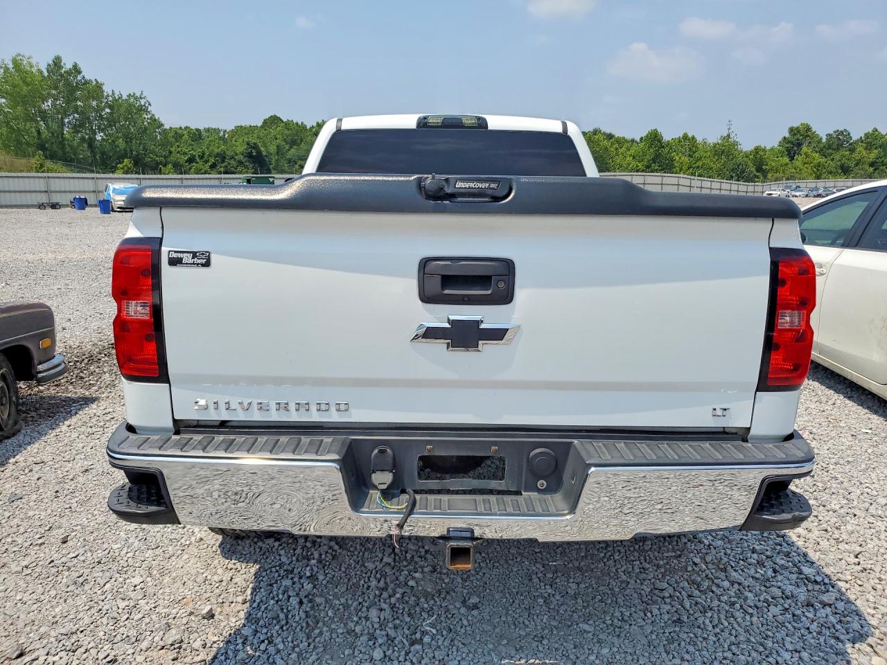 2015 Chevrolet Silverado C1500 Lt White vin: 1GCRCREC9FZ150523