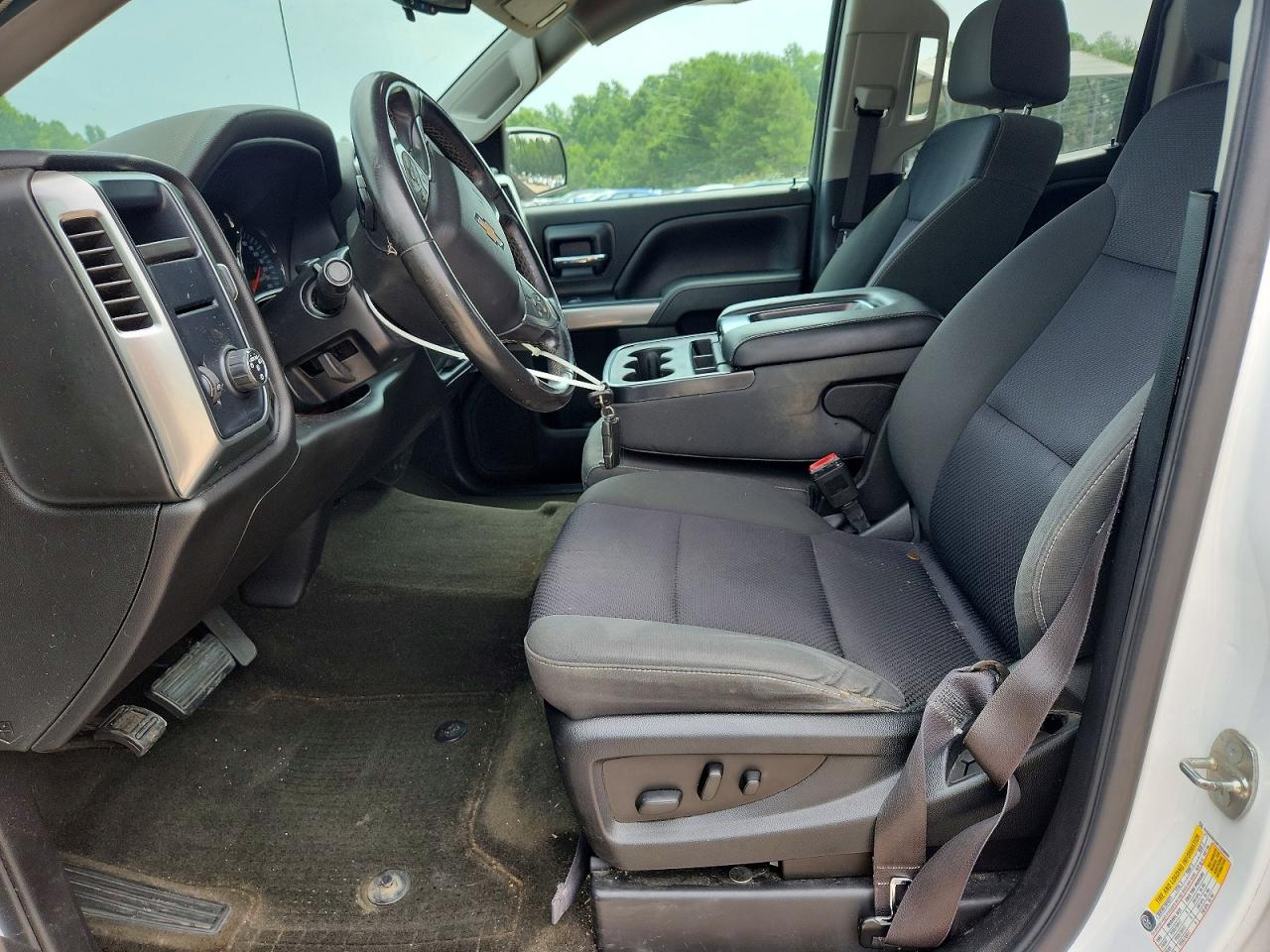 2015 Chevrolet Silverado C1500 Lt White vin: 1GCRCREC9FZ328009