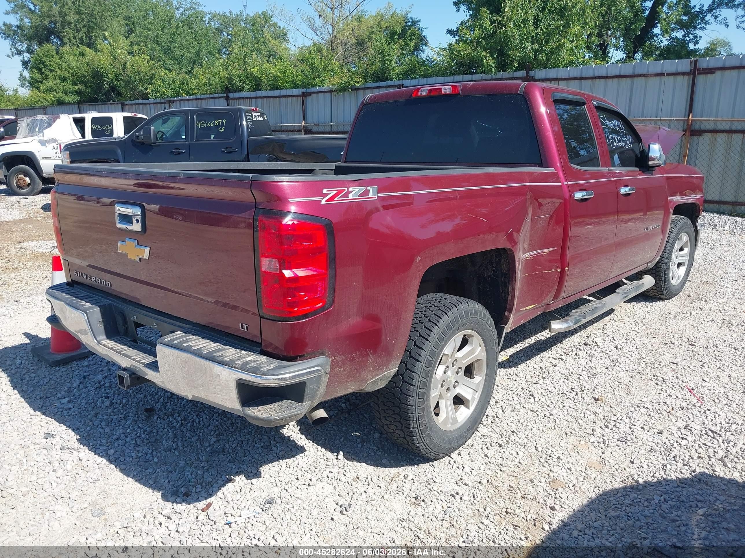 2014 Chevrolet Silverado 1500 2lt Красный vin: 1GCRCRECXEZ219928