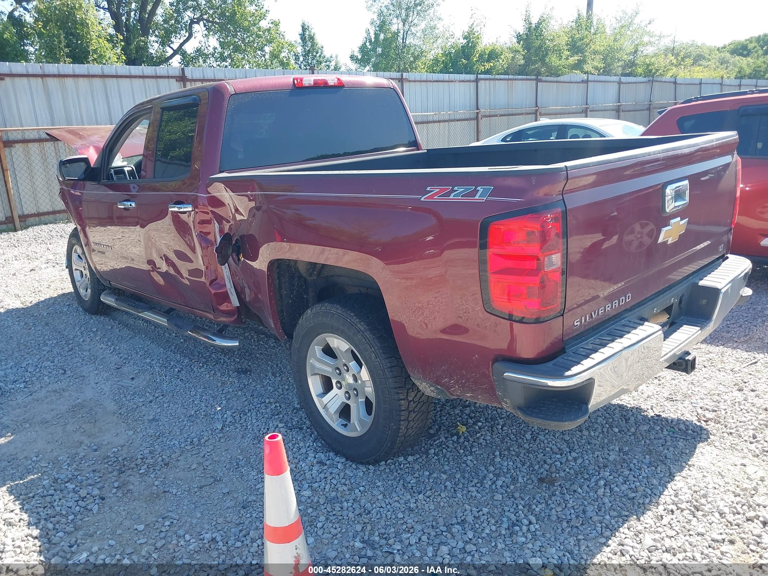 2014 Chevrolet Silverado 1500 2lt Красный vin: 1GCRCRECXEZ219928