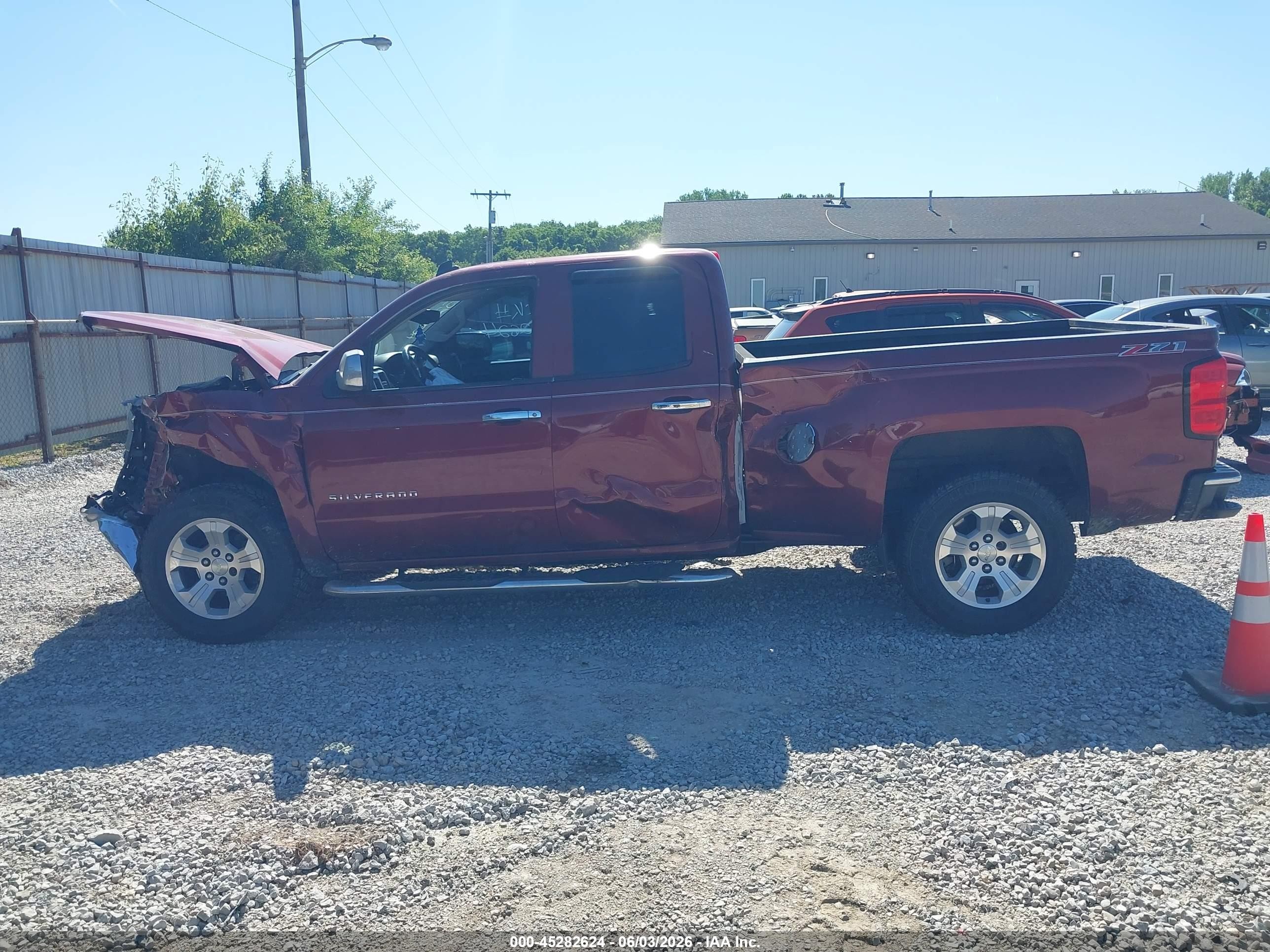2014 Chevrolet Silverado 1500 2lt Красный vin: 1GCRCRECXEZ219928