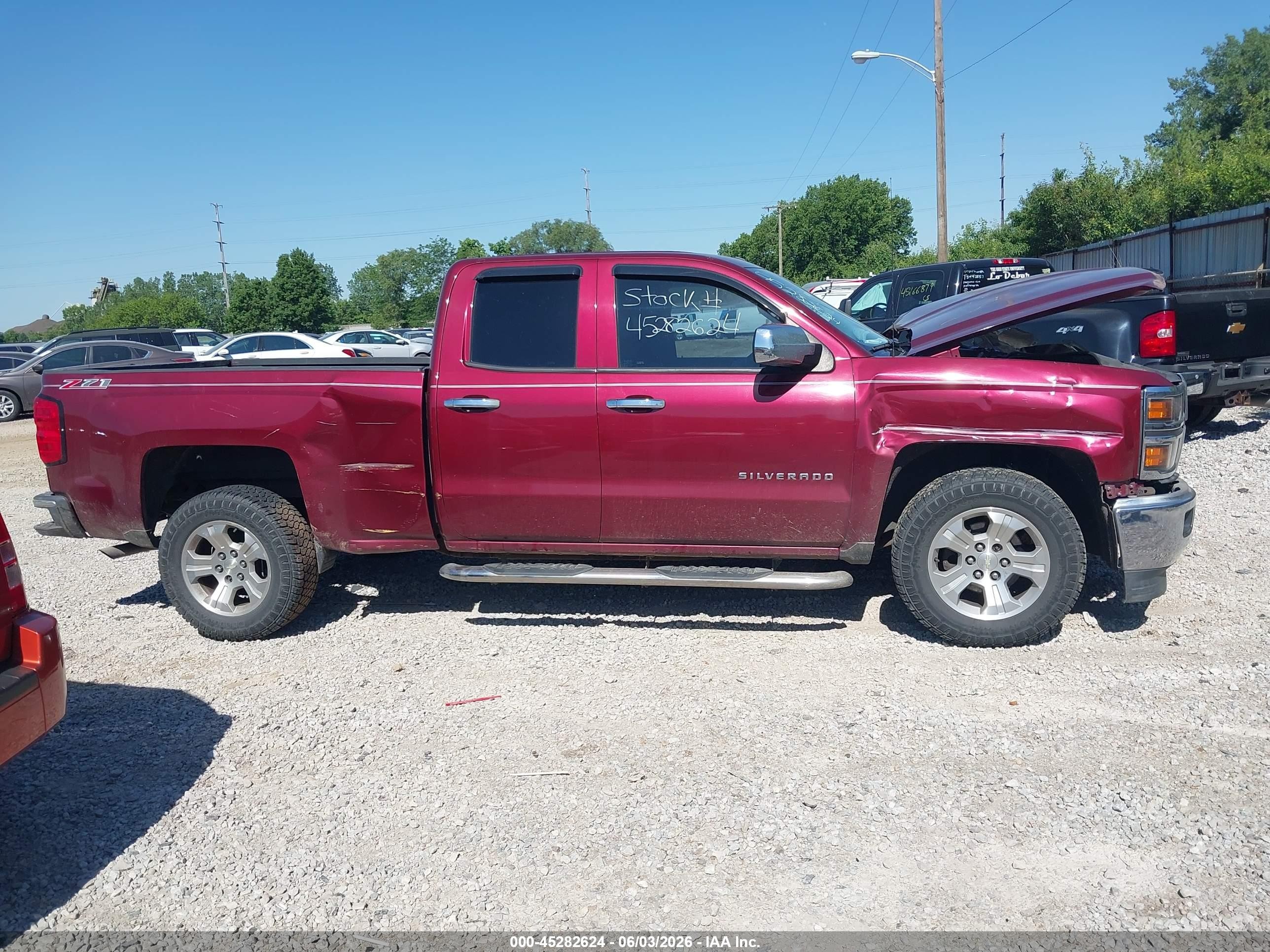 2014 Chevrolet Silverado 1500 2lt Красный vin: 1GCRCRECXEZ219928
