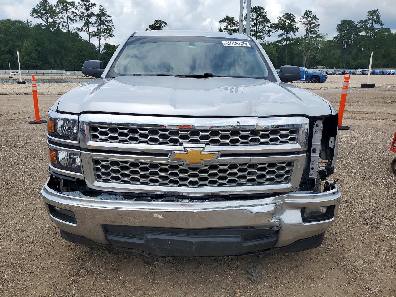 2014 Chevrolet Silverado C1500 Lt Silver vin: 1GCRCRECXEZ338370