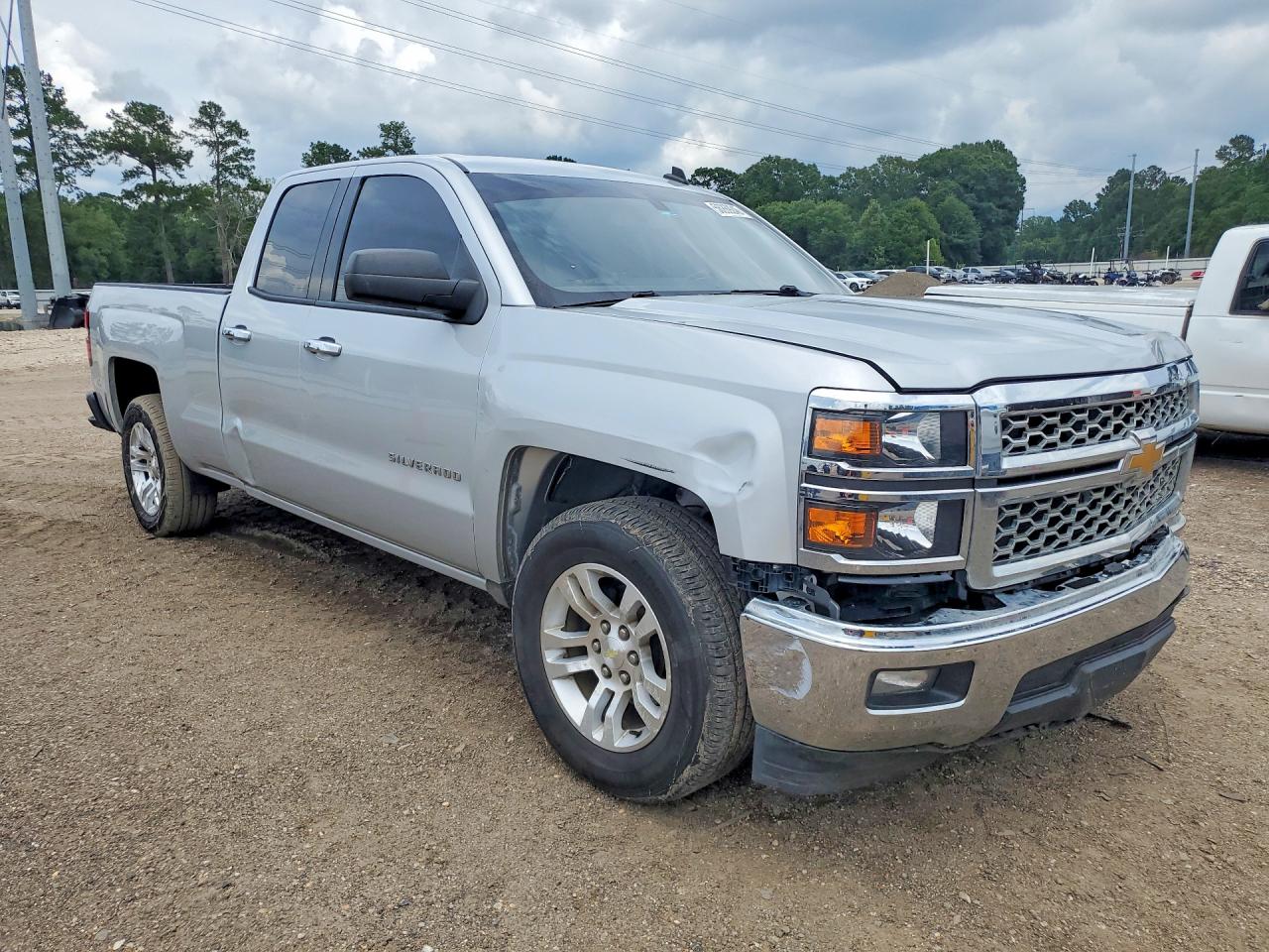 2014 Chevrolet Silverado C1500 Lt Silver vin: 1GCRCRECXEZ338370