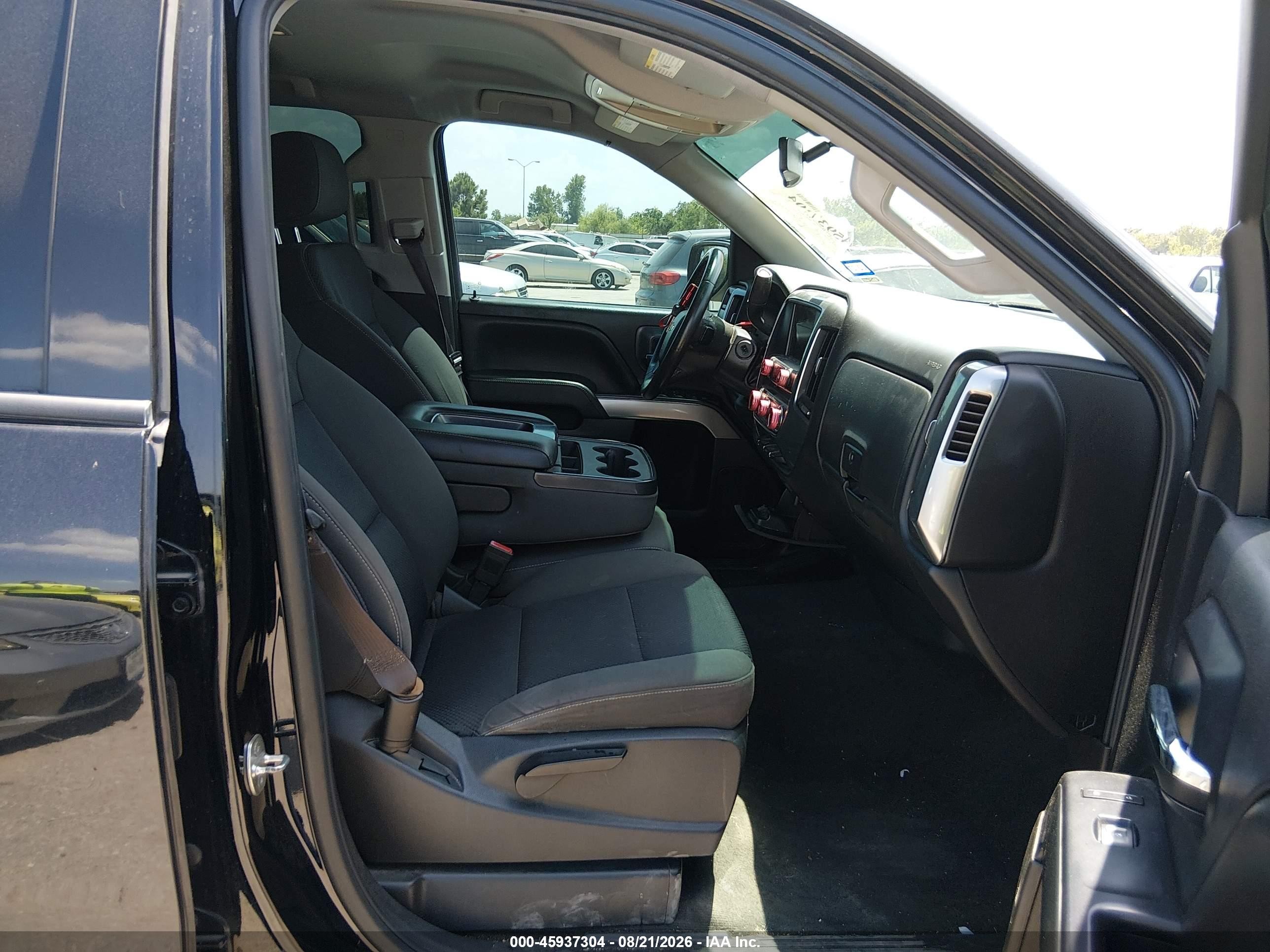2014 Chevrolet Silverado 1500 Lt Black vin: 1GCRCRECXEZ368324