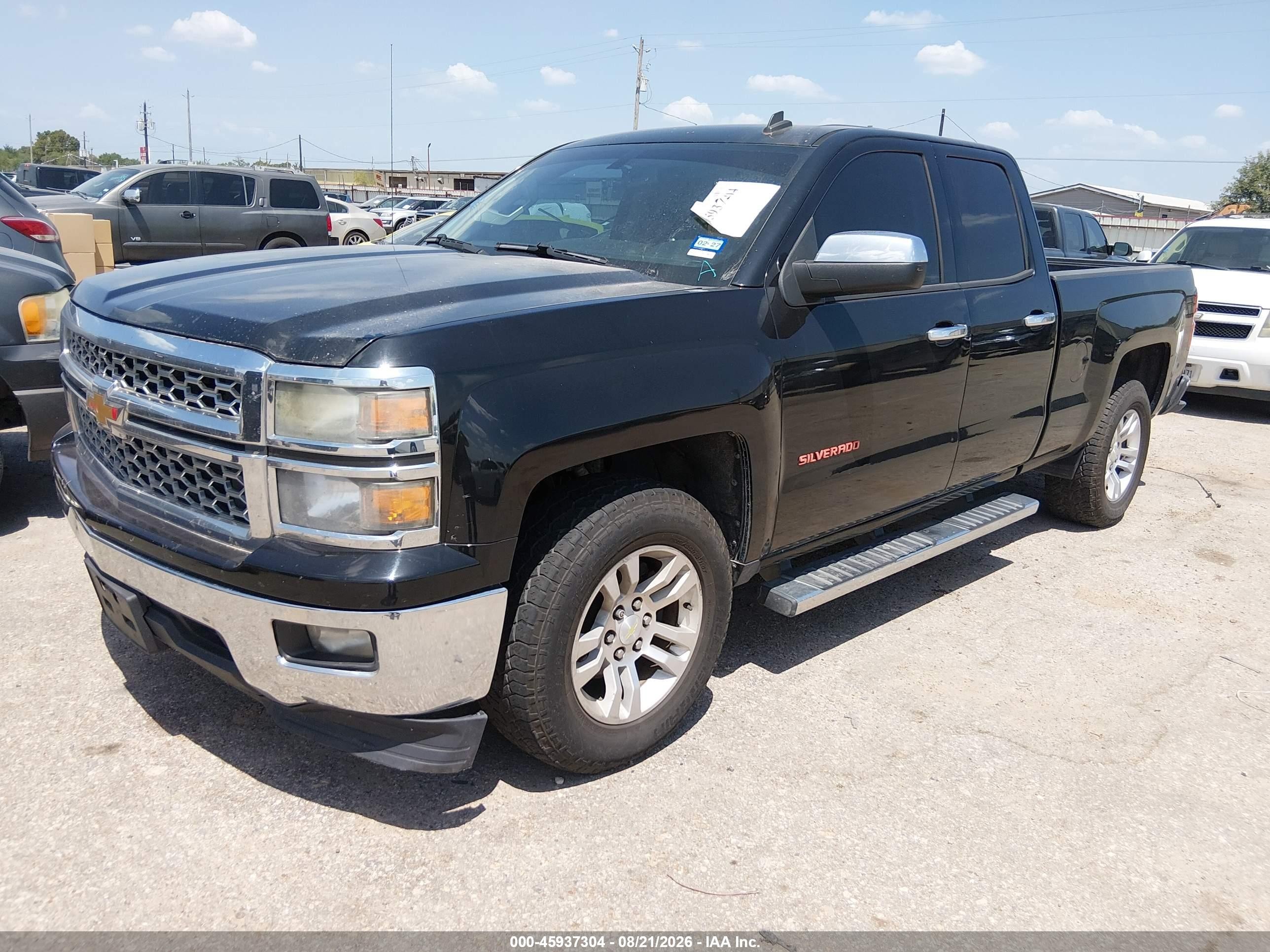 2014 Chevrolet Silverado 1500 Lt Black vin: 1GCRCRECXEZ368324