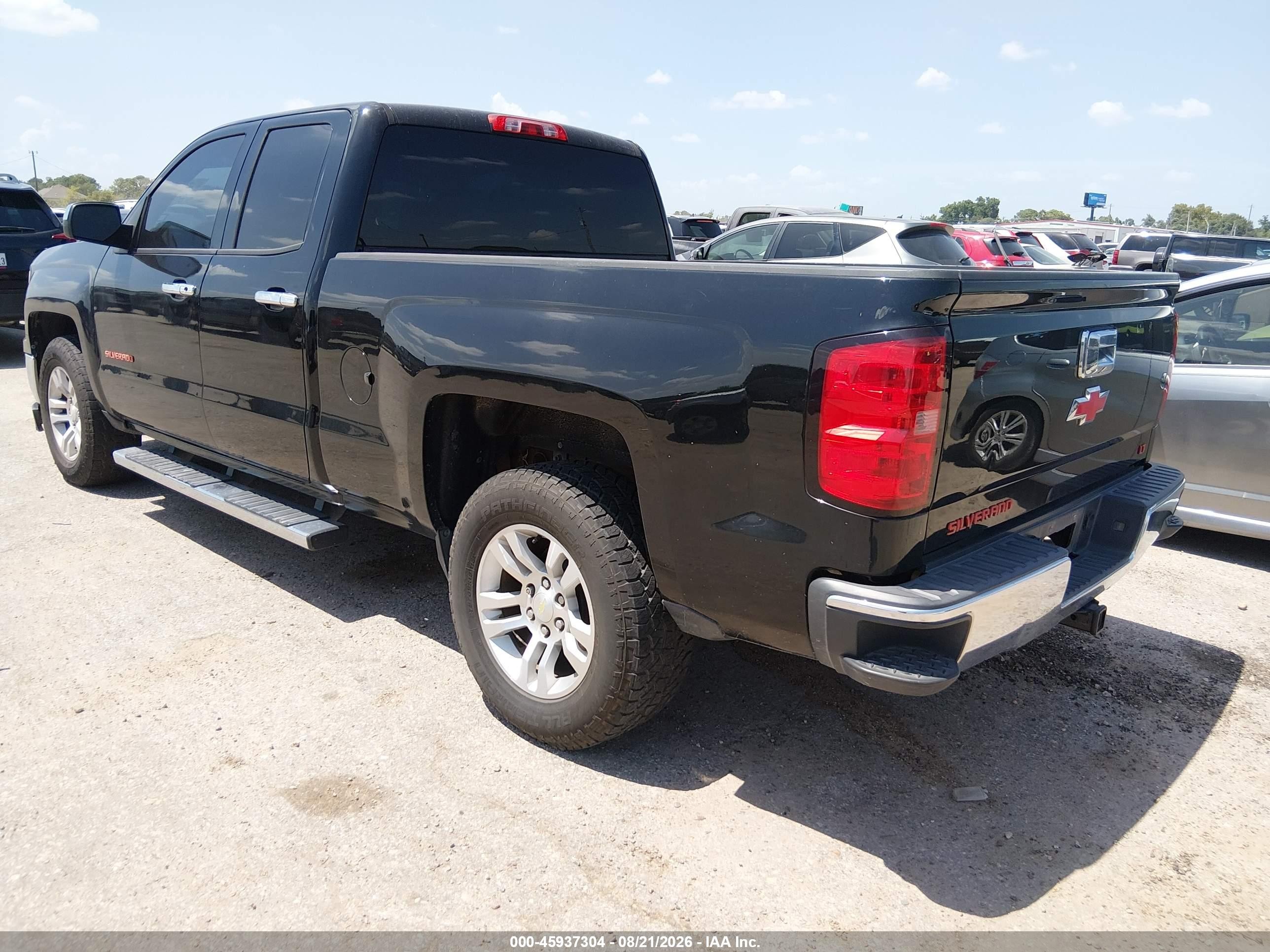 2014 Chevrolet Silverado 1500 Lt Black vin: 1GCRCRECXEZ368324