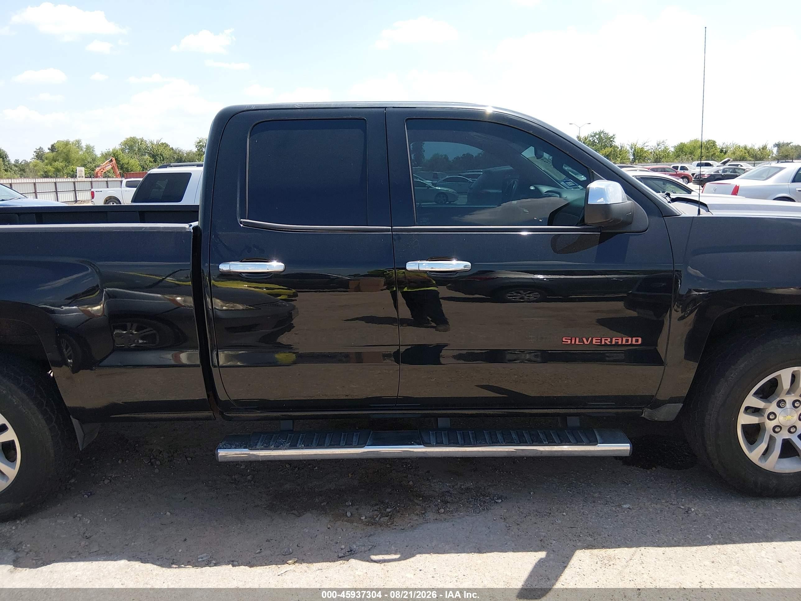 2014 Chevrolet Silverado 1500 Lt Black vin: 1GCRCRECXEZ368324