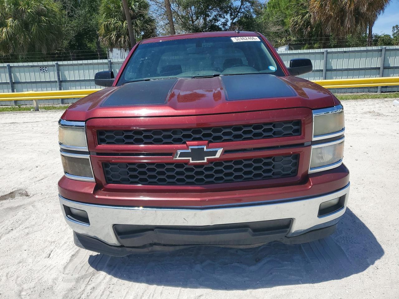 2014 Chevrolet Silverado C1500 Lt Burgundy vin: 1GCRCRECXEZ414072