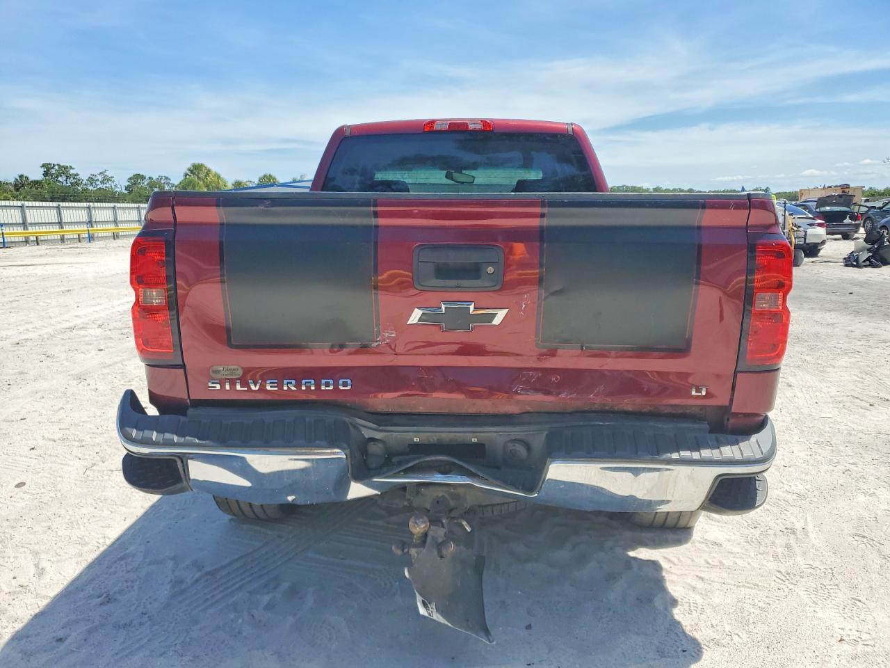 2014 Chevrolet Silverado C1500 Lt Burgundy vin: 1GCRCRECXEZ414072