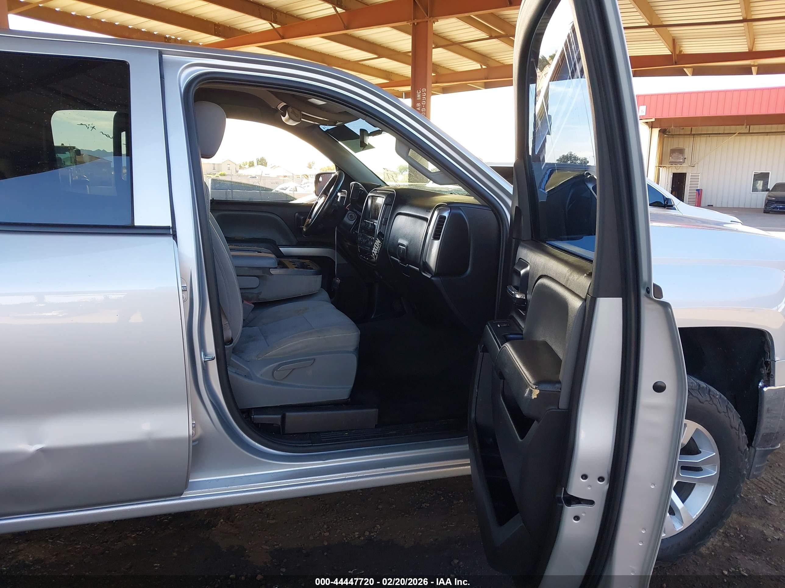 2014 Chevrolet Silverado 1500 1lt Silver vin: 1GCRCREH1EZ185356