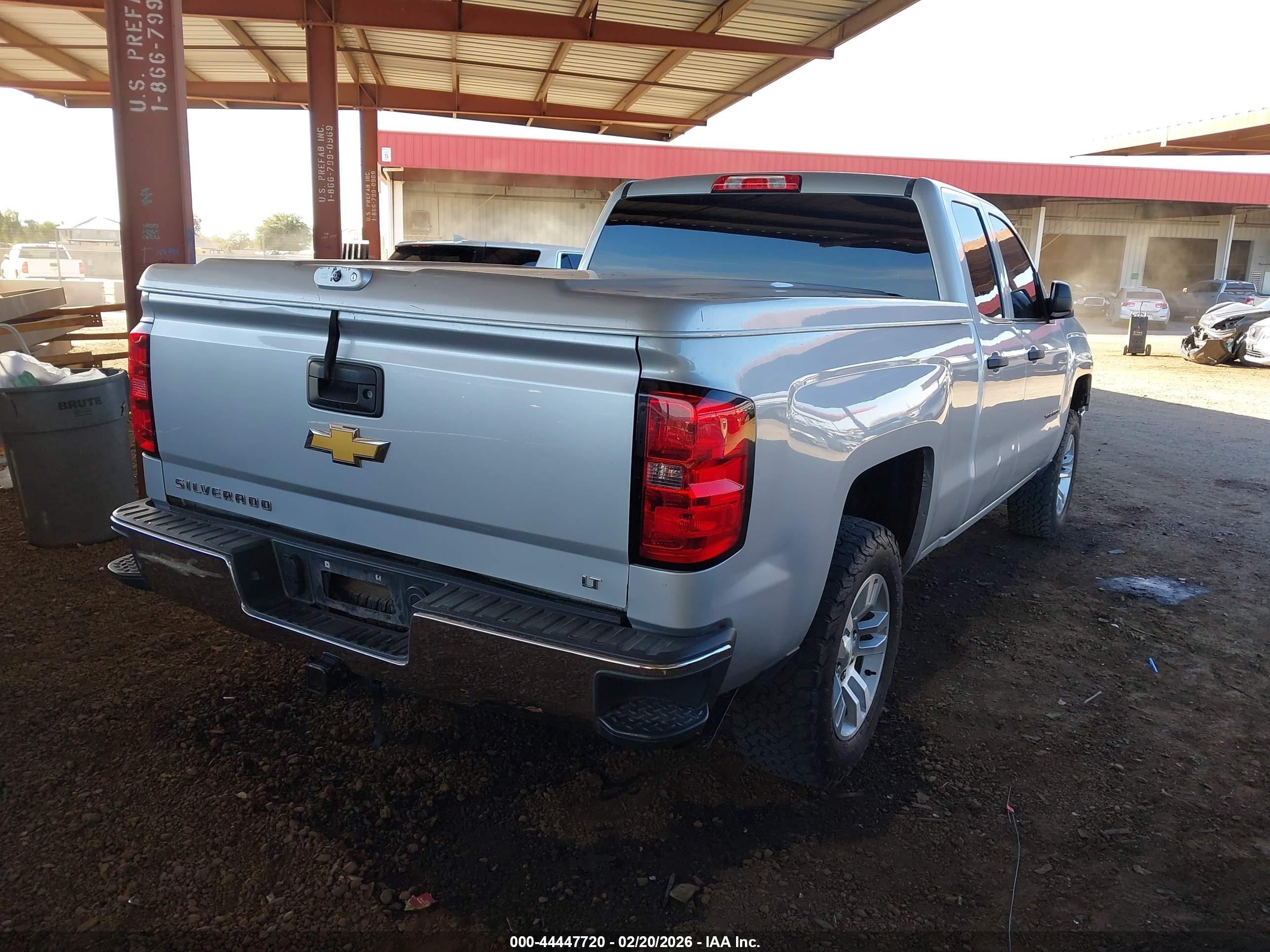 2014 Chevrolet Silverado 1500 1lt Silver vin: 1GCRCREH1EZ185356