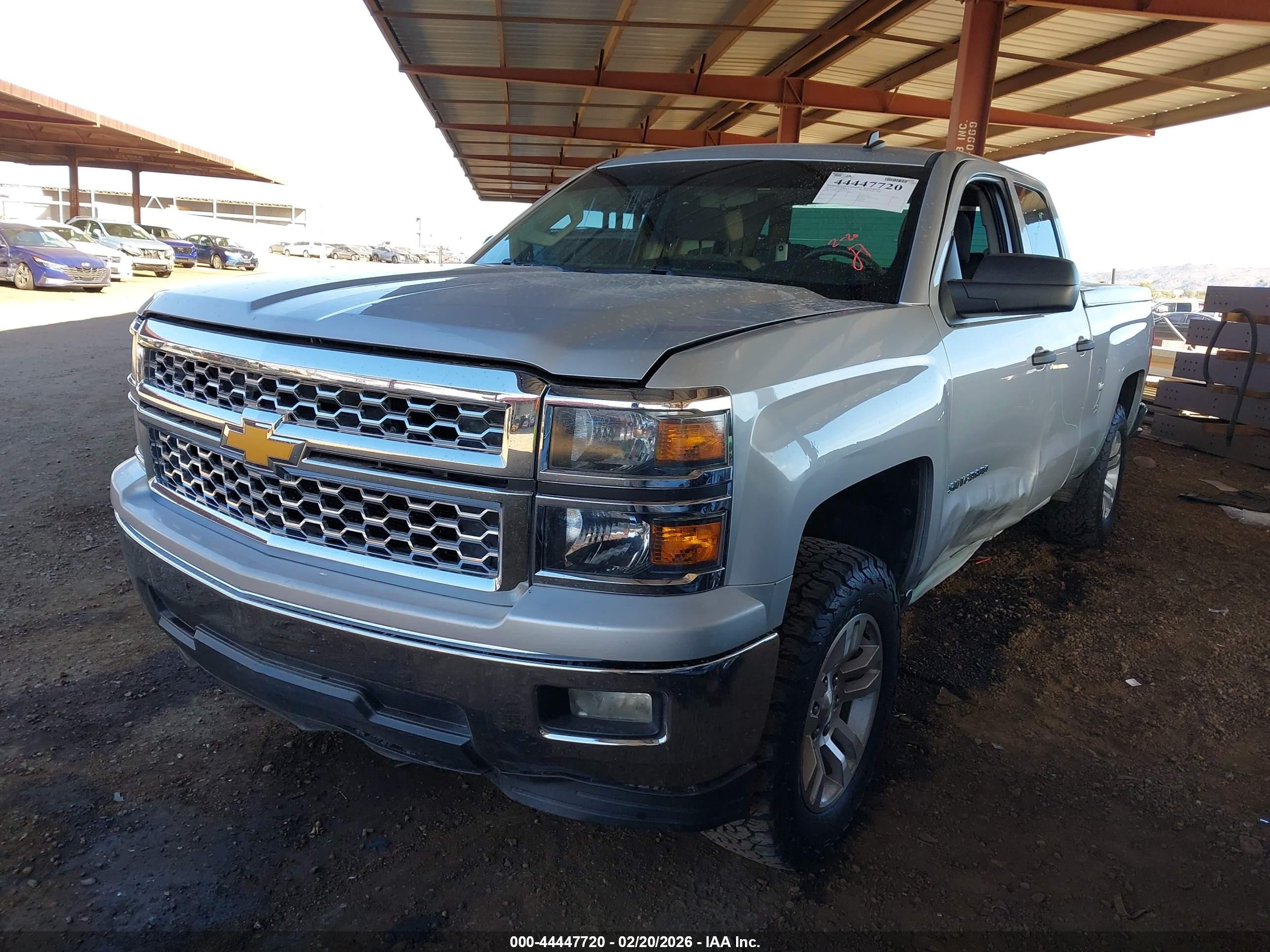 2014 Chevrolet Silverado 1500 1lt Silver vin: 1GCRCREH1EZ185356