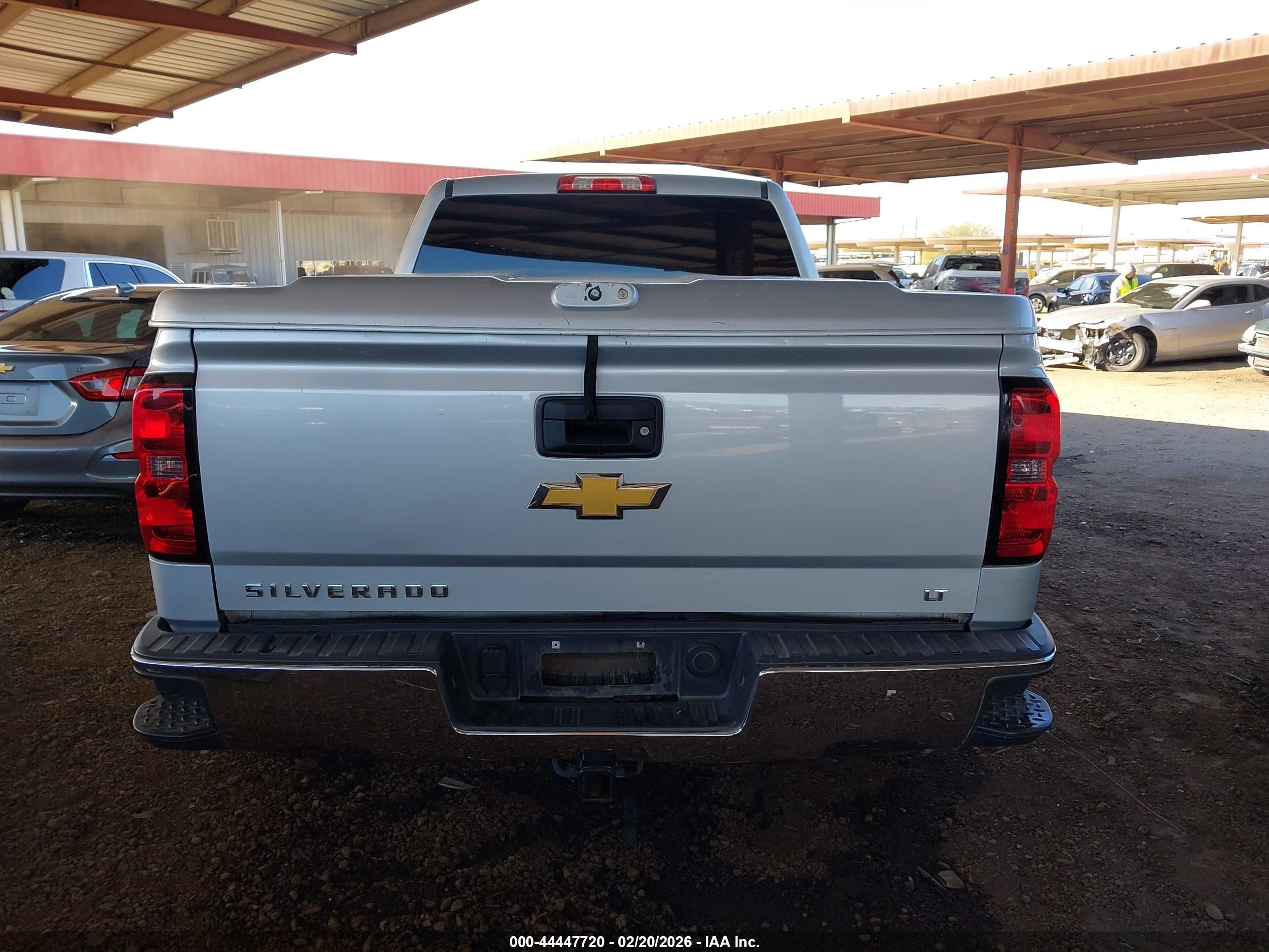 2014 Chevrolet Silverado 1500 1lt Silver vin: 1GCRCREH1EZ185356