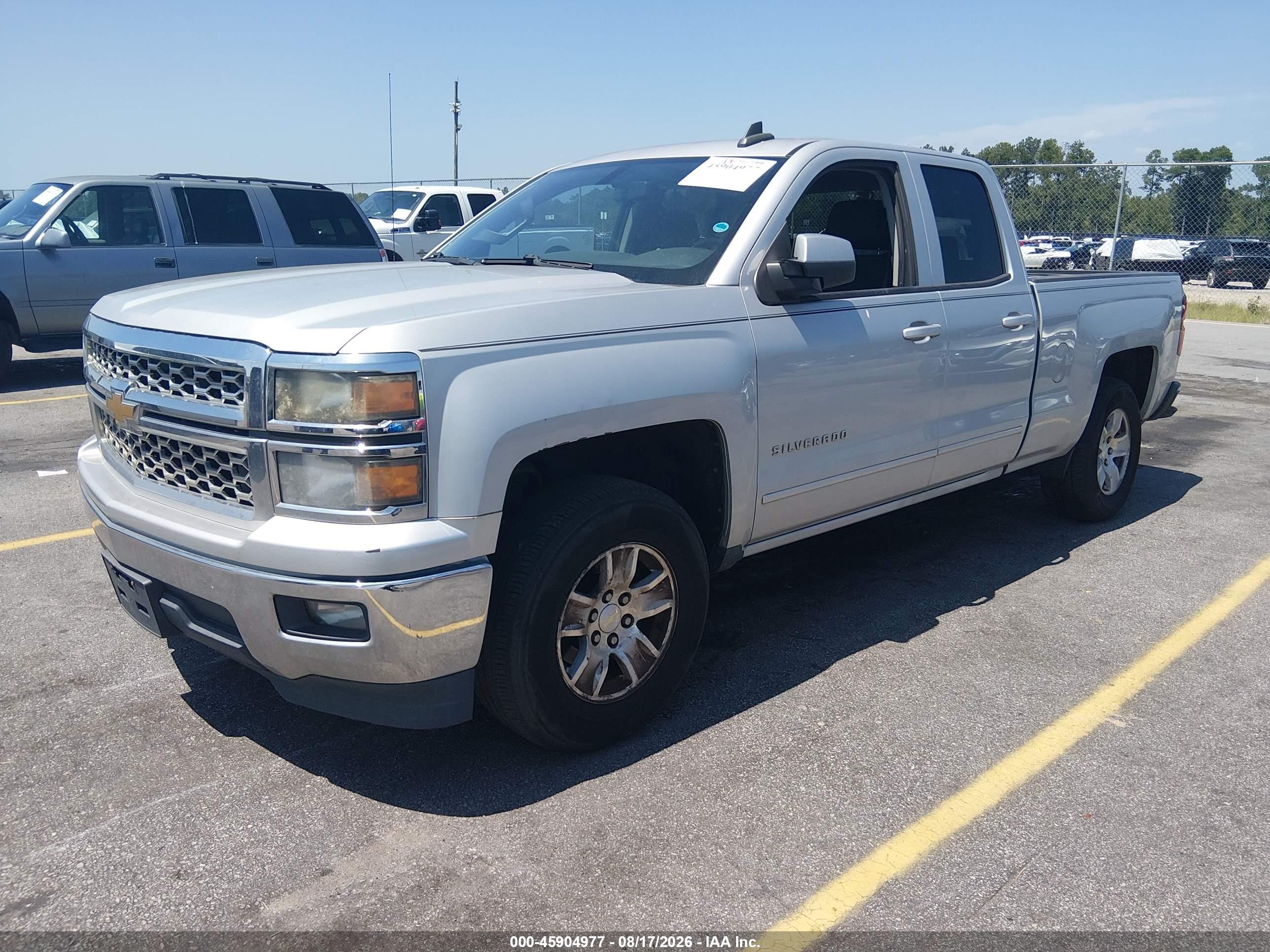 2015 Chevrolet Silverado 1500 Lt Silver vin: 1GCRCREH2FZ186470