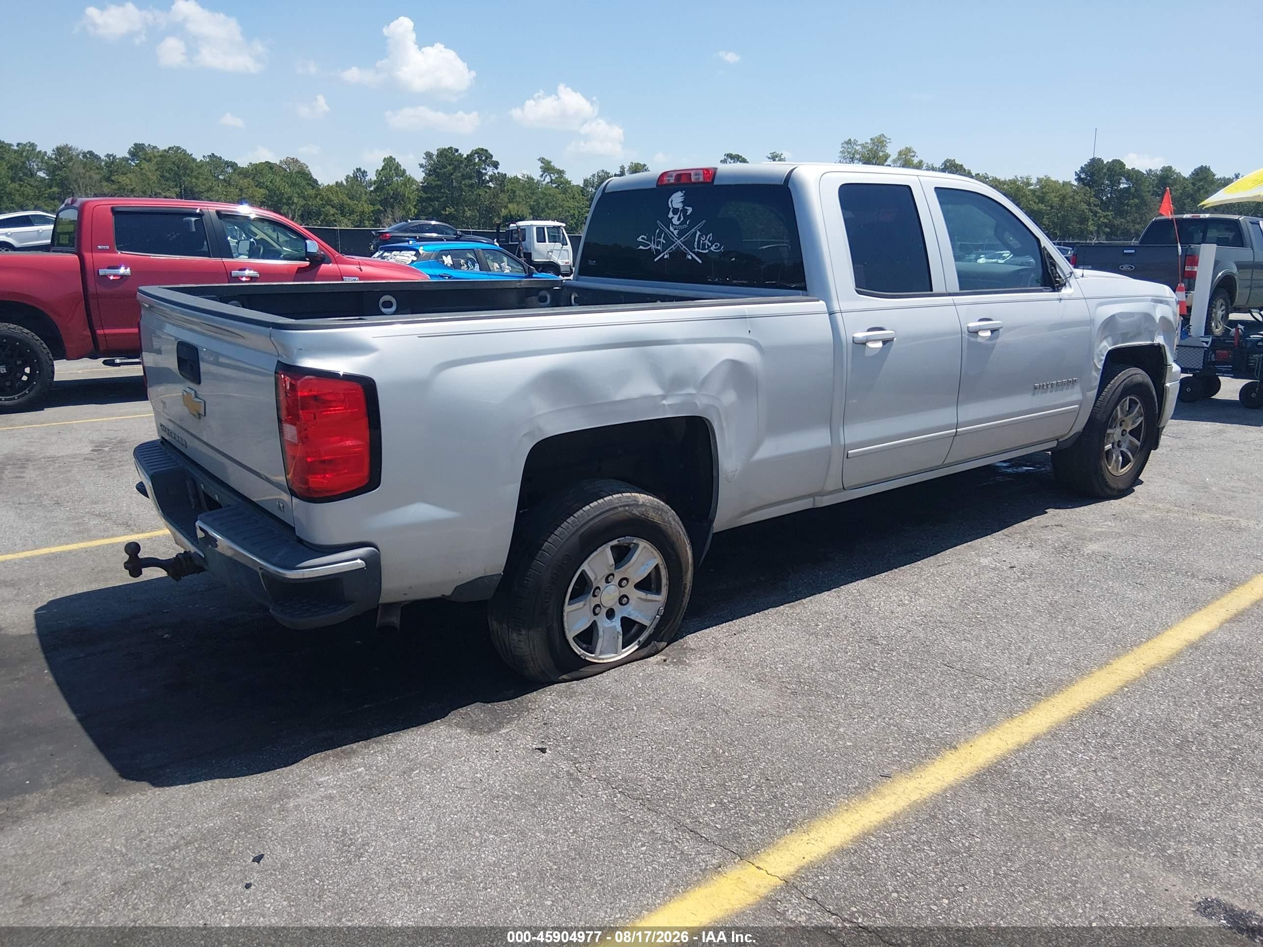 2015 Chevrolet Silverado 1500 Lt Silver vin: 1GCRCREH2FZ186470