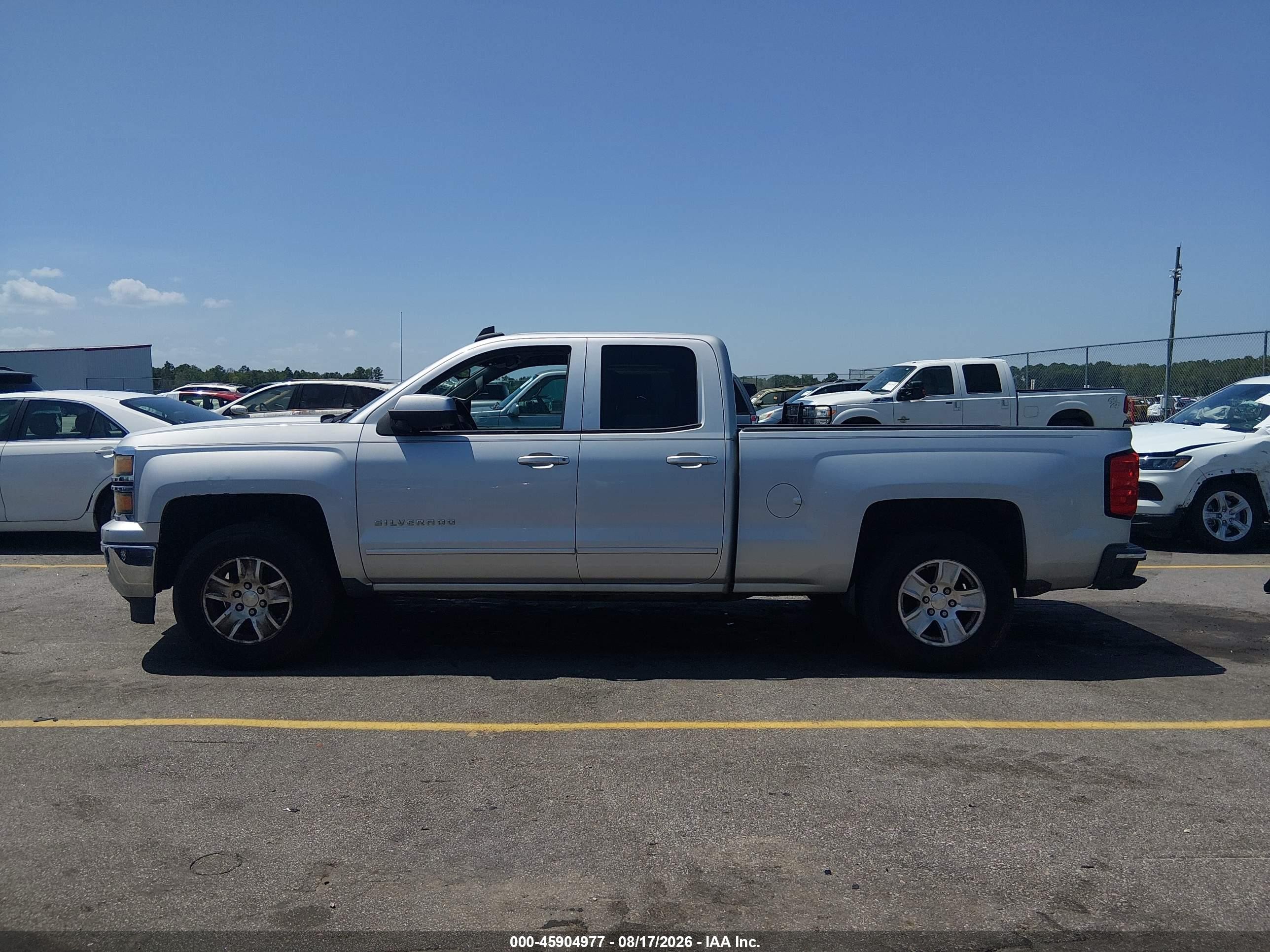 2015 Chevrolet Silverado 1500 Lt Silver vin: 1GCRCREH2FZ186470