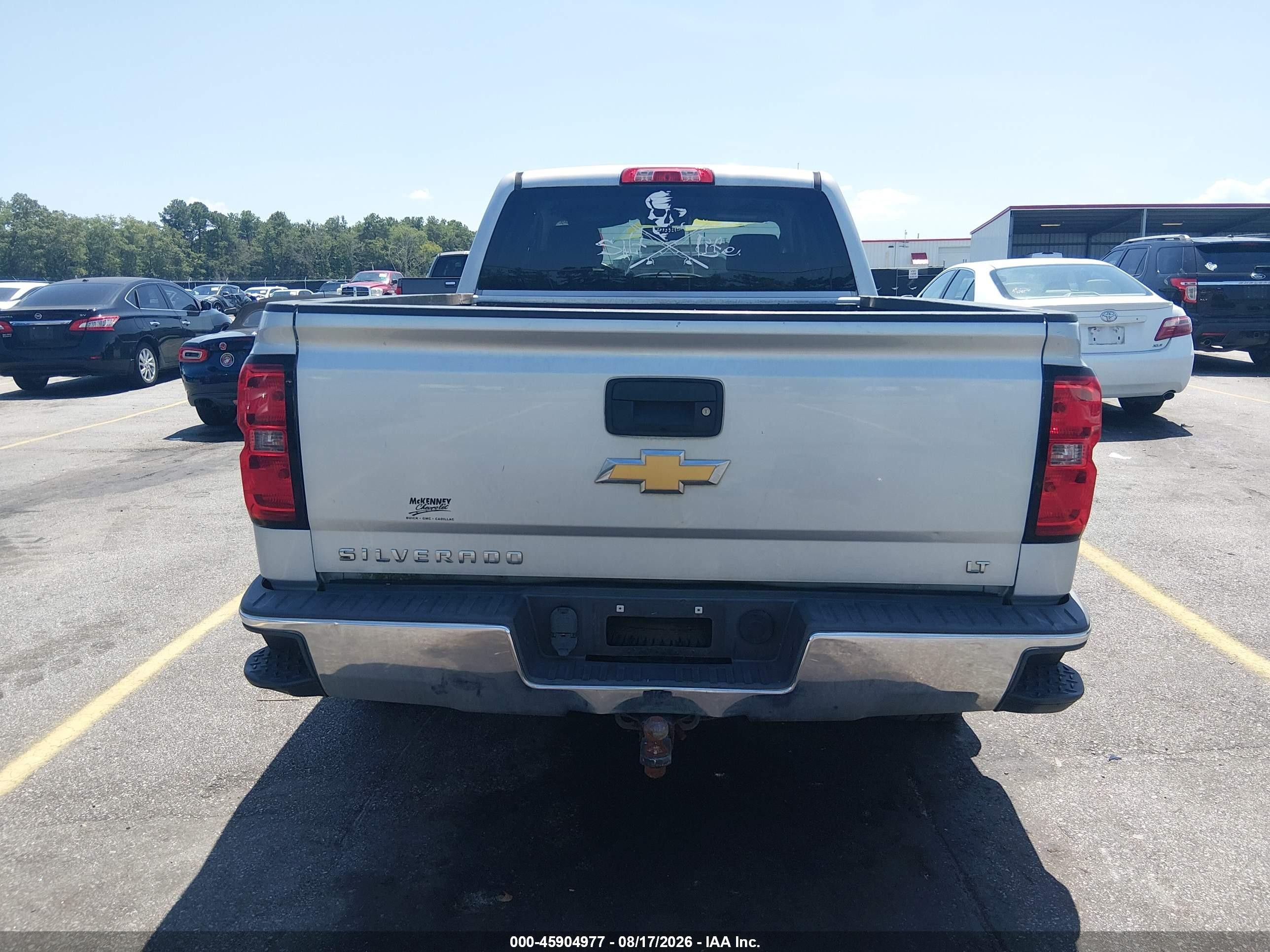 2015 Chevrolet Silverado 1500 Lt Silver vin: 1GCRCREH2FZ186470