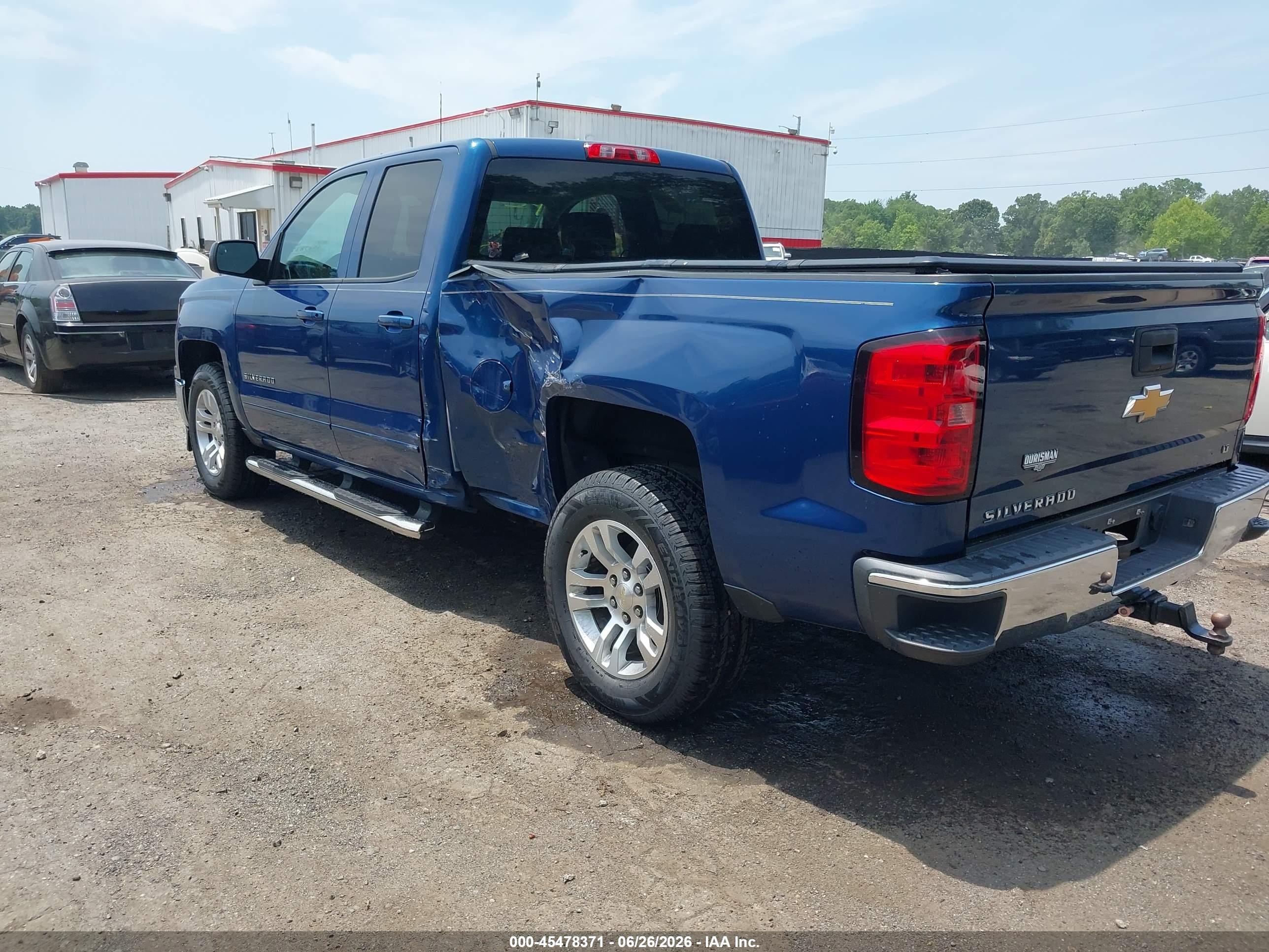 2015 Chevrolet Silverado 1500 Lt Blue vin: 1GCRCREH2FZ343639