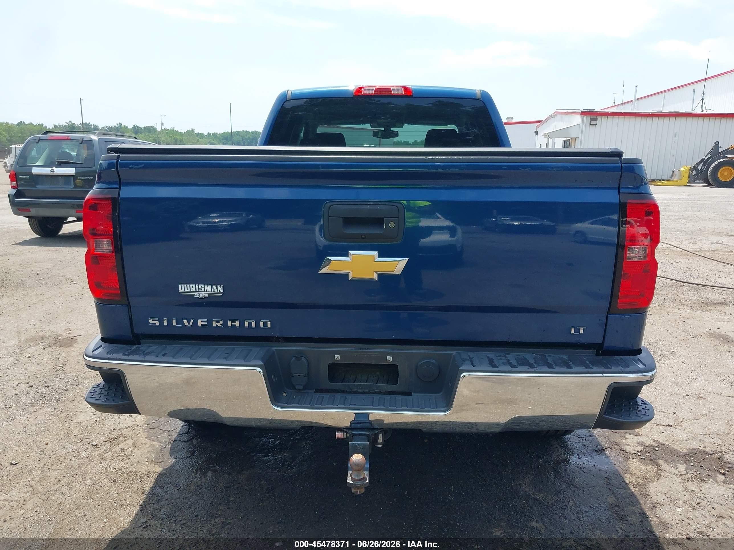2015 Chevrolet Silverado 1500 Lt Blue vin: 1GCRCREH2FZ343639