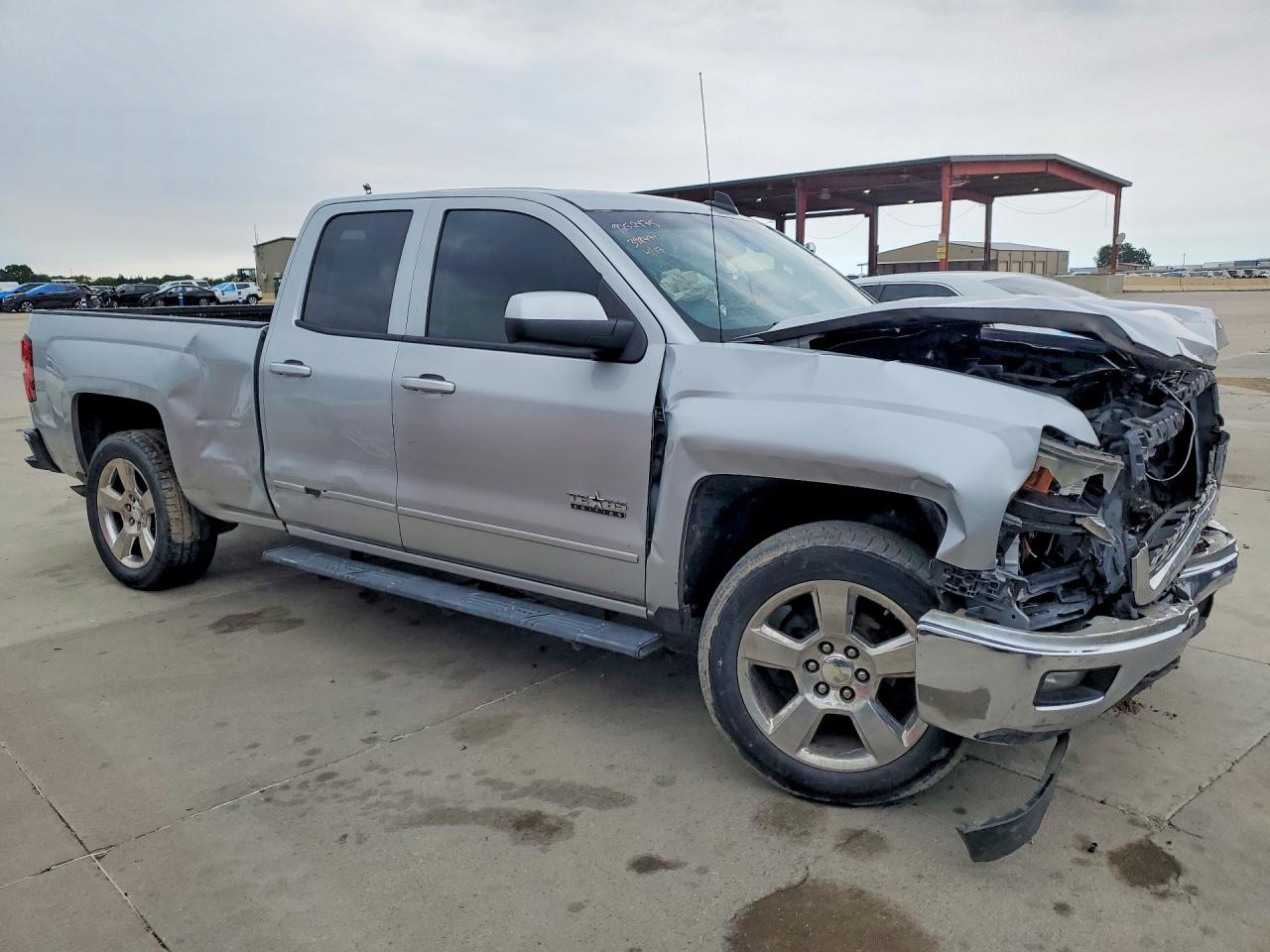 2015 Chevrolet Silverado C1500 Lt Gray vin: 1GCRCREH2FZ398494