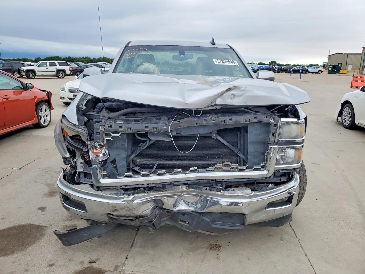 2015 Chevrolet Silverado C1500 Lt Gray vin: 1GCRCREH2FZ398494