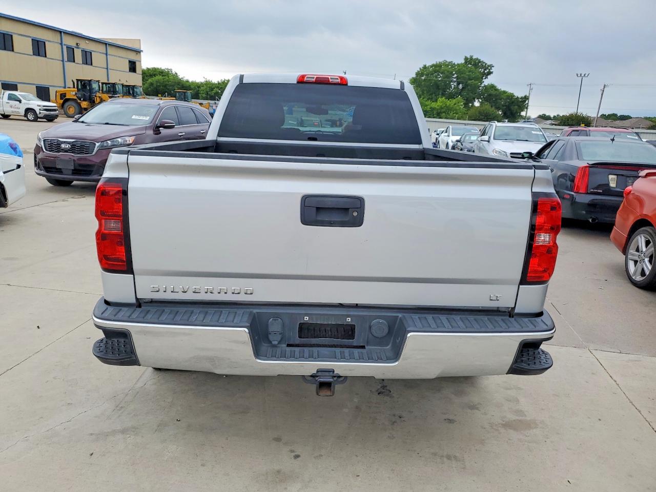 2015 Chevrolet Silverado C1500 Lt Gray vin: 1GCRCREH2FZ398494