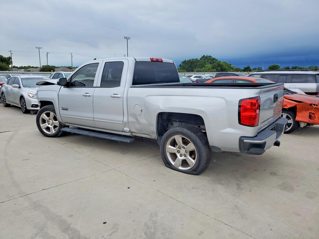 2015 Chevrolet Silverado C1500 Lt Gray vin: 1GCRCREH2FZ398494
