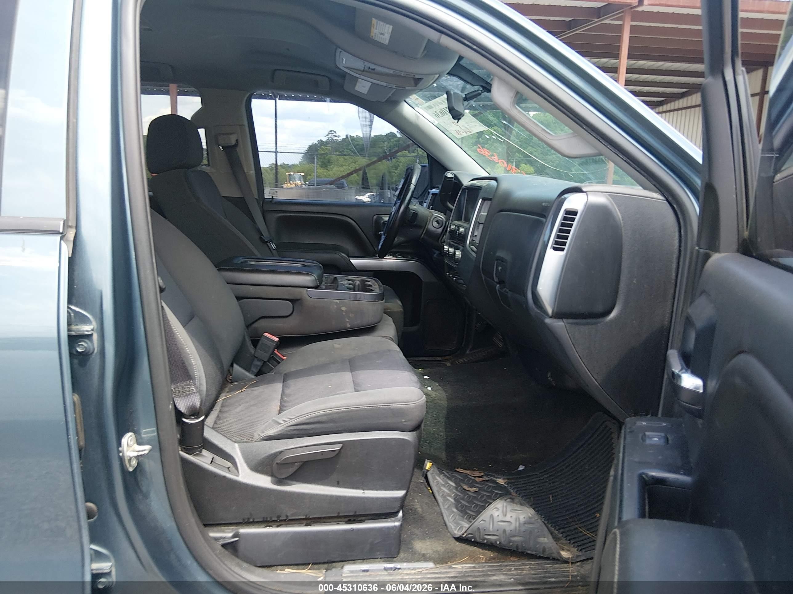 2014 Chevrolet Silverado 1500 1lt Blue vin: 1GCRCREH3EZ123599