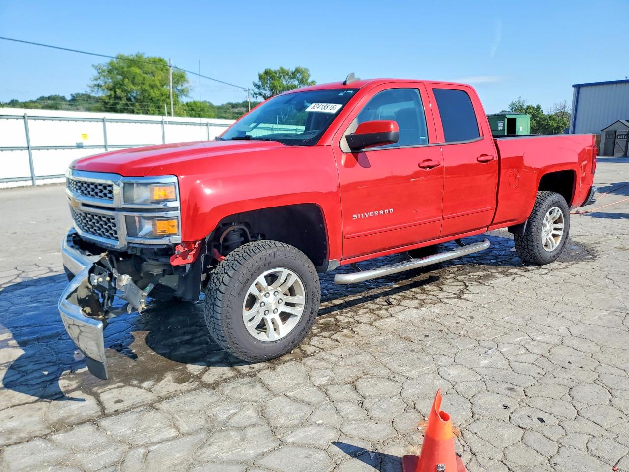 2015 Chevrolet Silverado C1500 Lt Red vin: 1GCRCREH3FZ249074