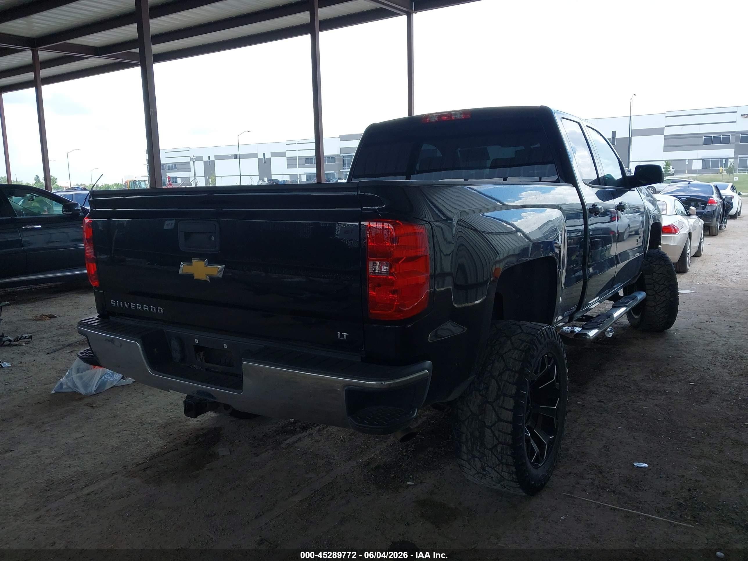 2014 Chevrolet Silverado 1500 1lt Black vin: 1GCRCREH5EZ171248