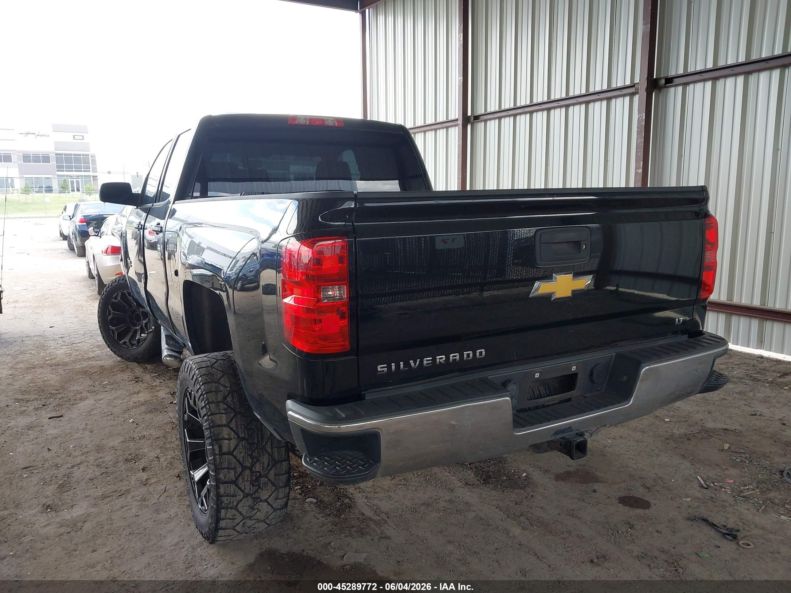 2014 Chevrolet Silverado 1500 1lt Black vin: 1GCRCREH5EZ171248